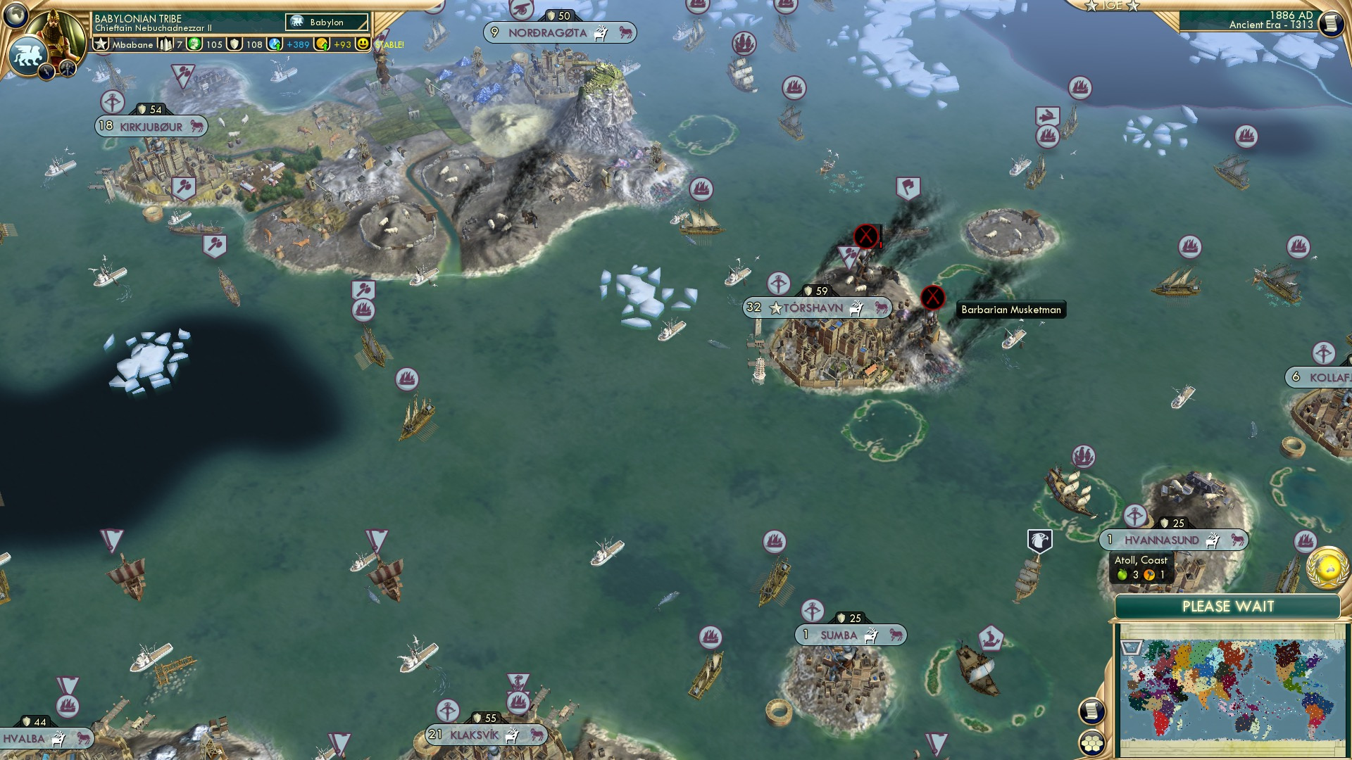 CBR In-Game Screenshot of “Non Faroes” Said The Faroes