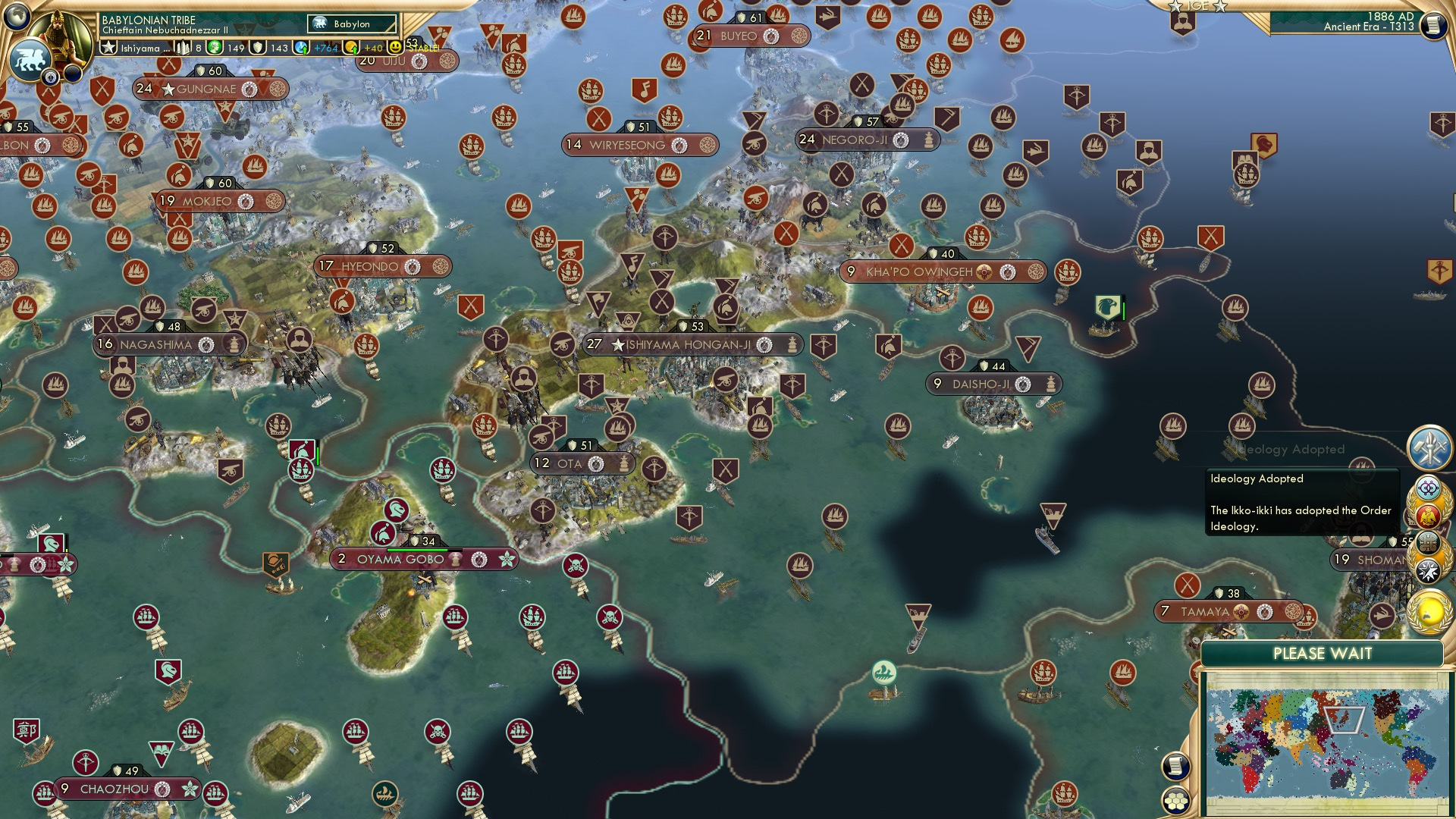 CBR In-Game Screenshot of Kennyo’s Painting A Red Bullseye On His Empire