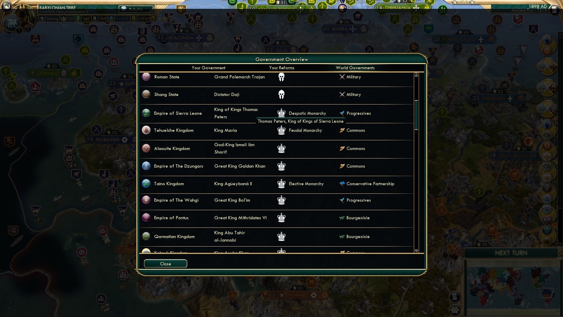 CBR In-Game Screenshot of Behold The King, The King Of Kings