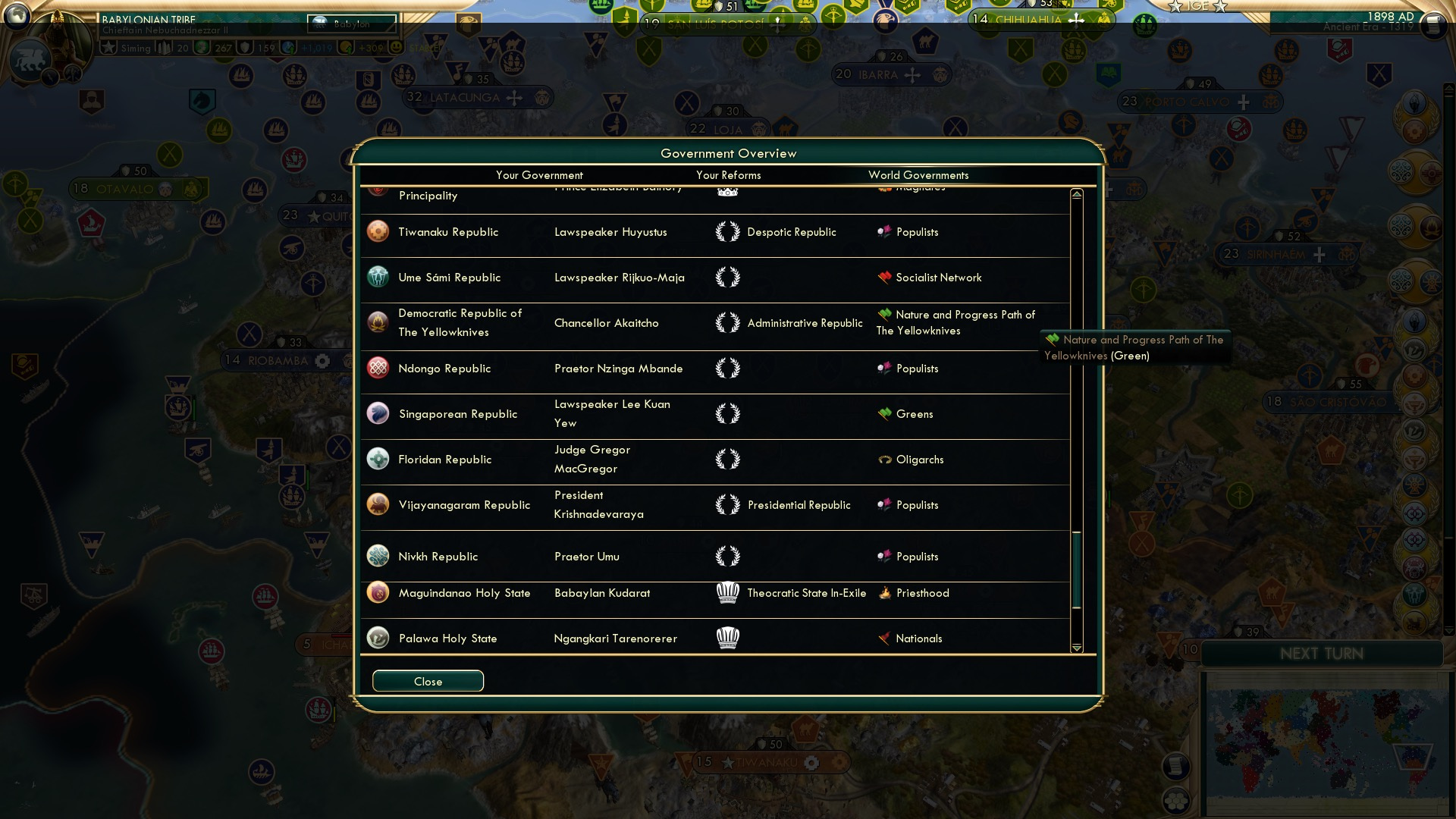 CBR In-Game Screenshot of They’re Yellowknives, But They’re Also Green