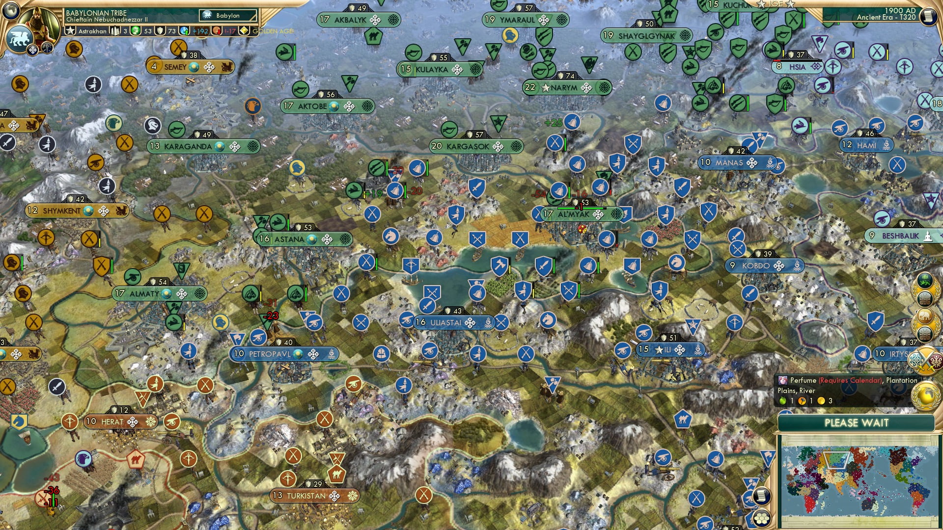 CBR In-Game Screenshot of A flood in green Siberia