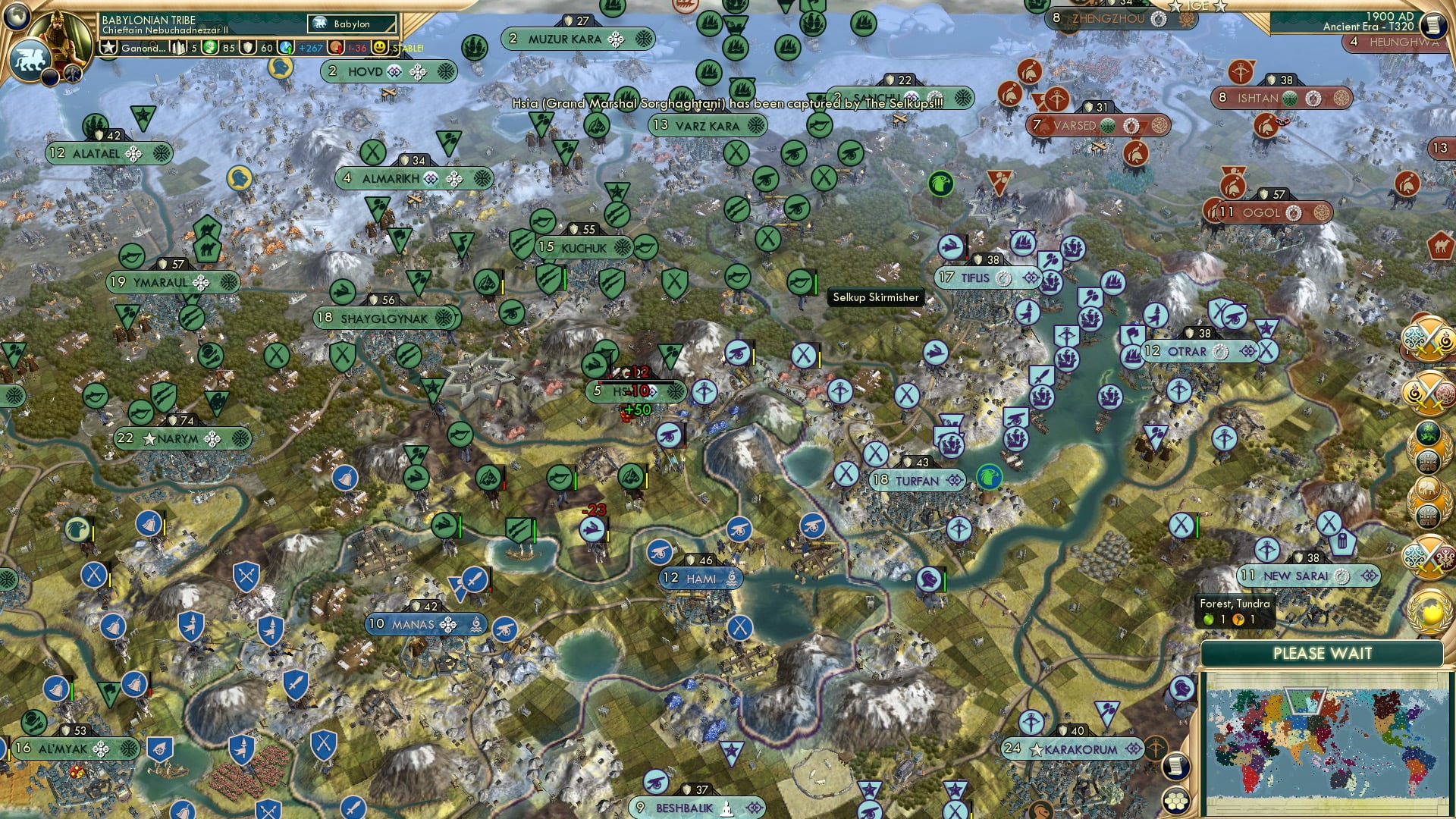 CBR In-Game Screenshot of Selkup riders