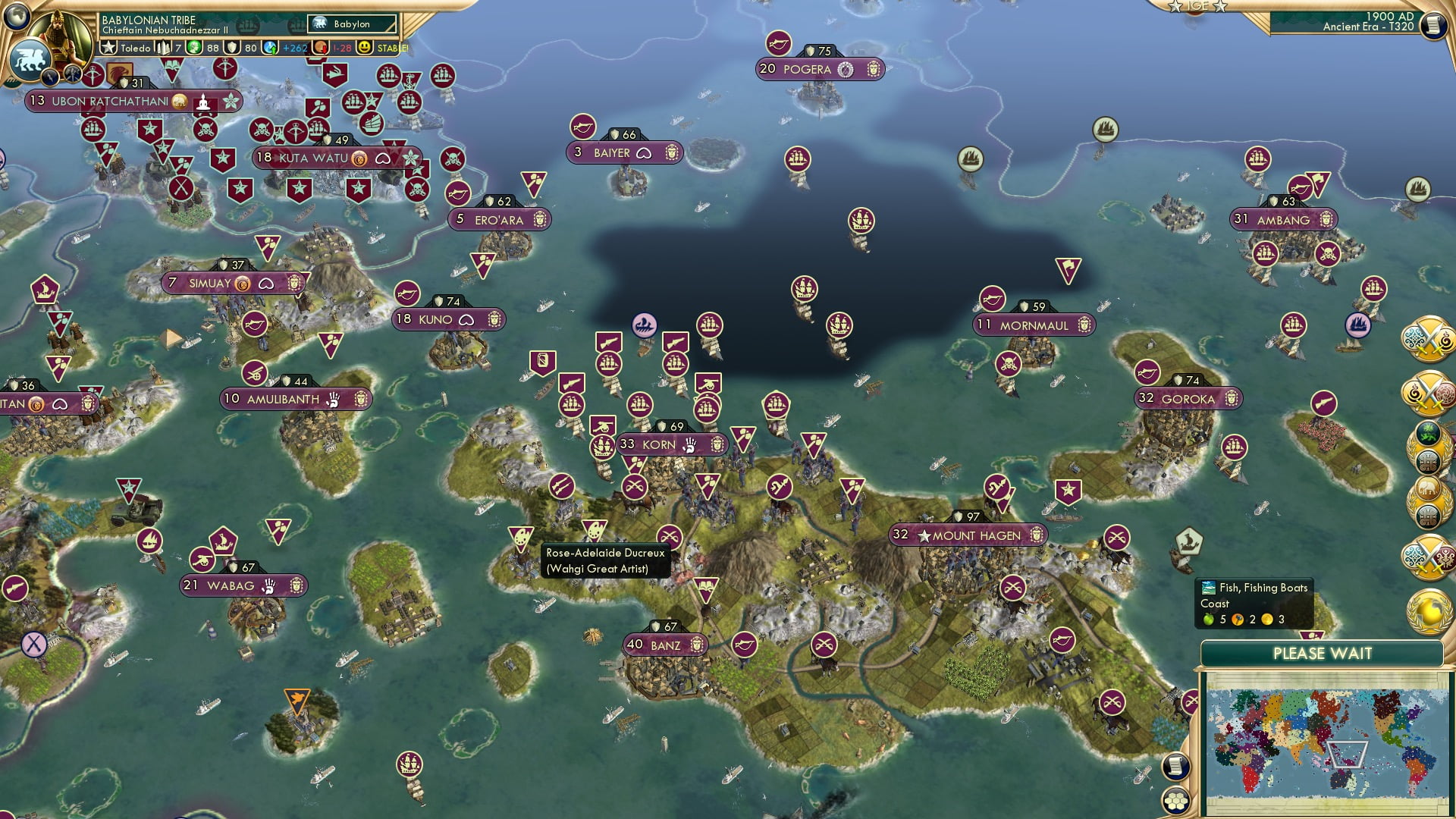 CBR In-Game Screenshot of Papuan waves