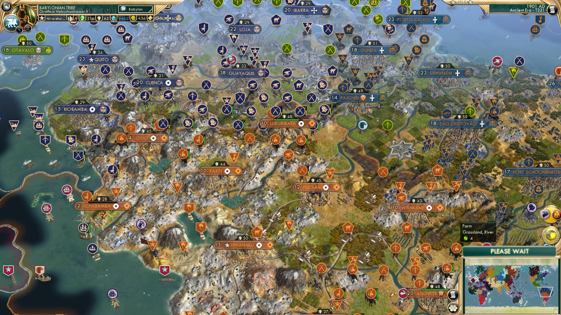 CBR In-Game Screenshot of Tiwanaku War