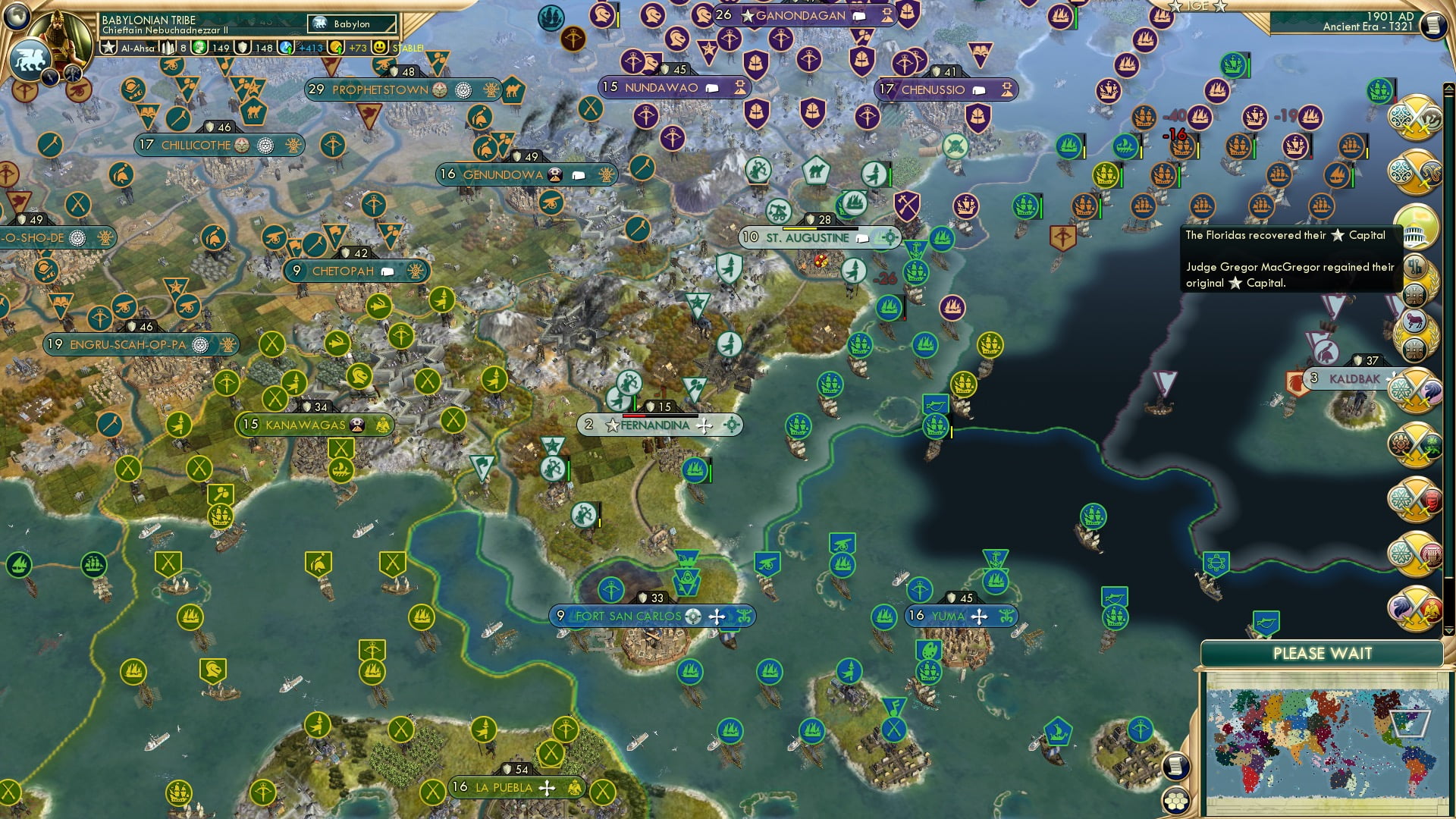 CBR In-Game Screenshot of Not a good episode to be a white-and-green civ