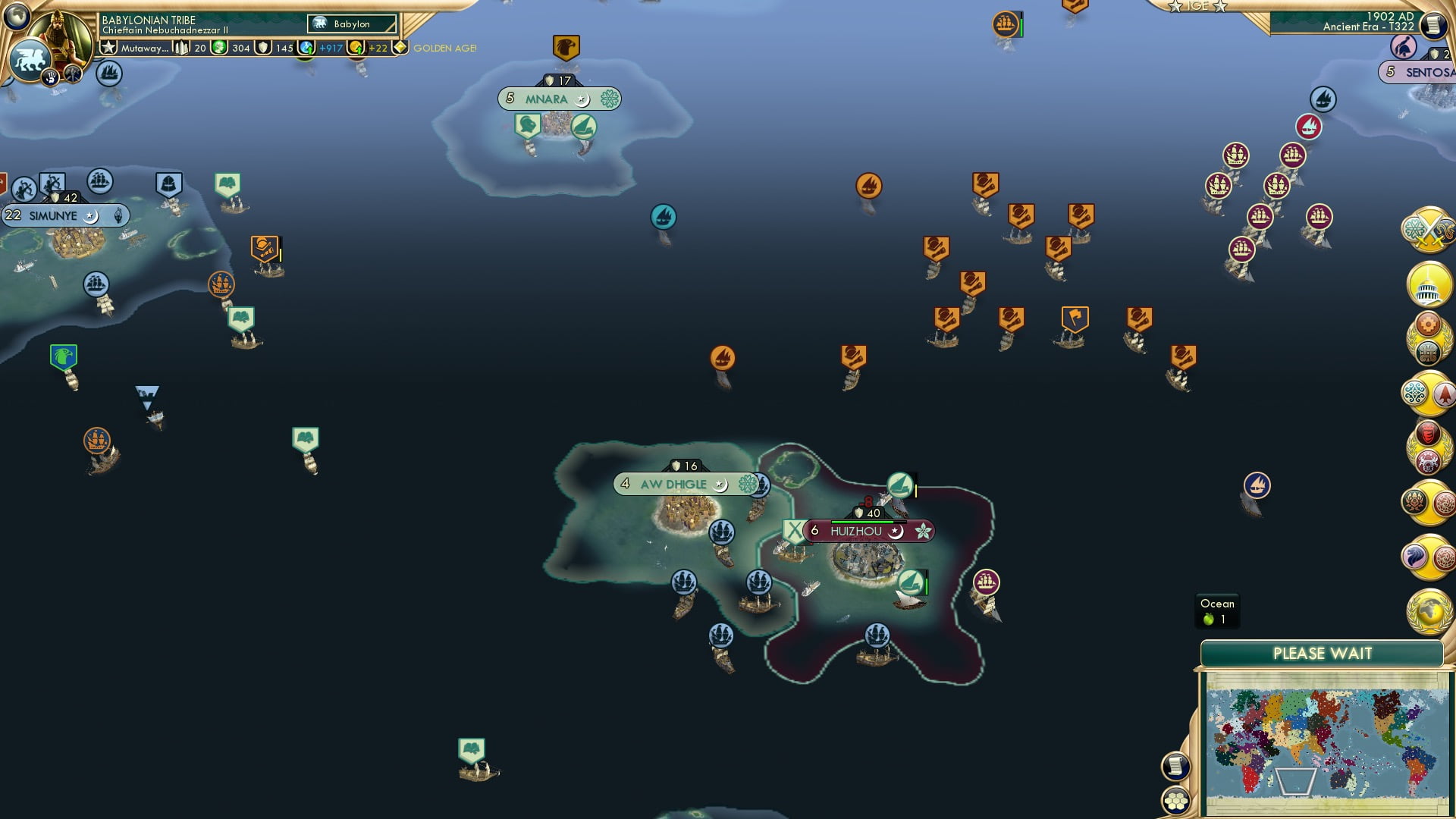 CBR In-Game Screenshot of Island war
