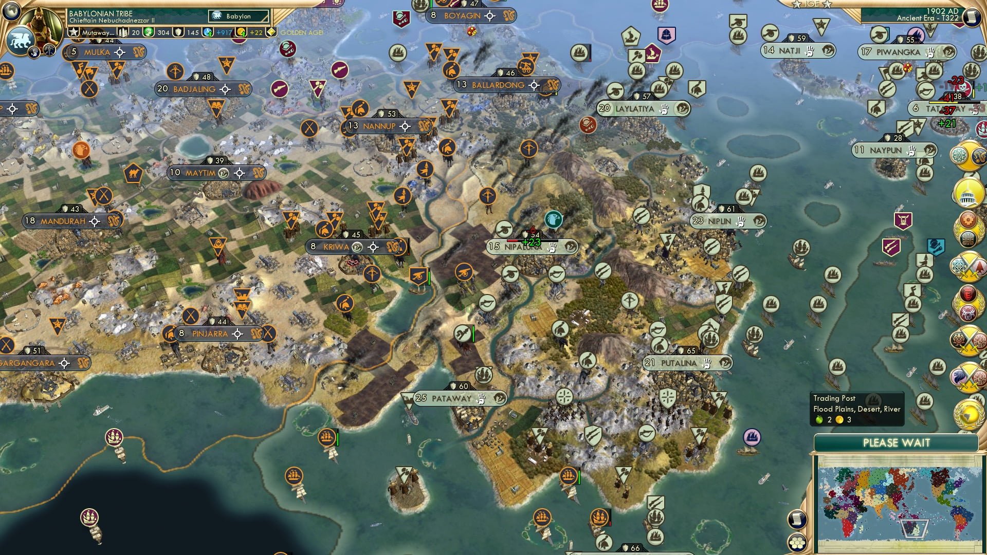 CBR In-Game Screenshot of A military paradox