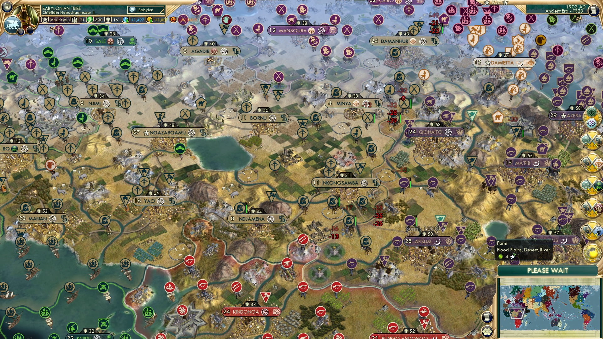 CBR In-Game Screenshot of Religious war