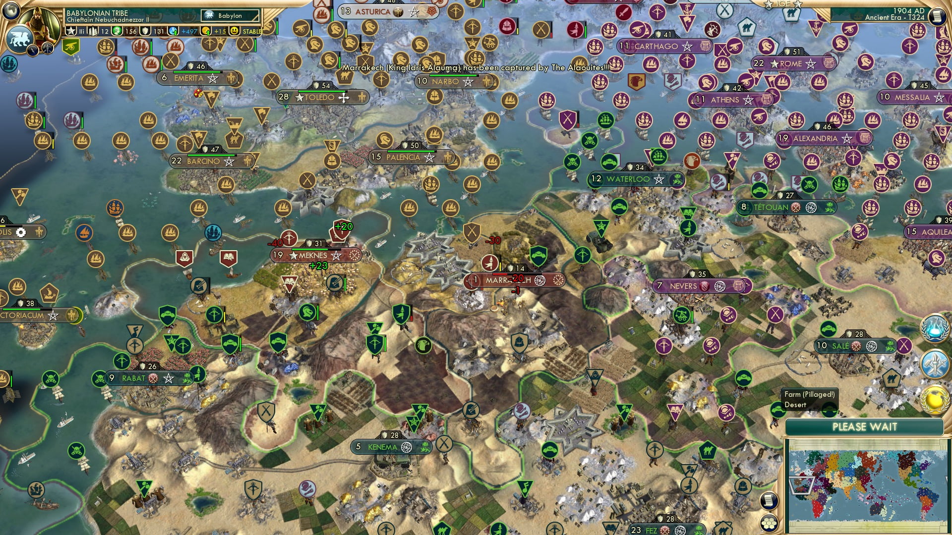 CBR In-Game Screenshot of Unexpected reversal