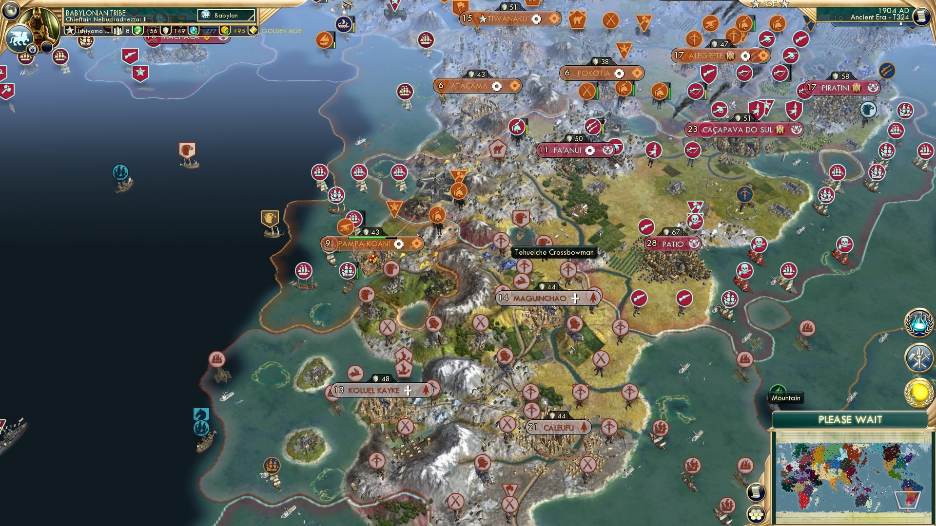 CBR In-Game Screenshot of The southern front