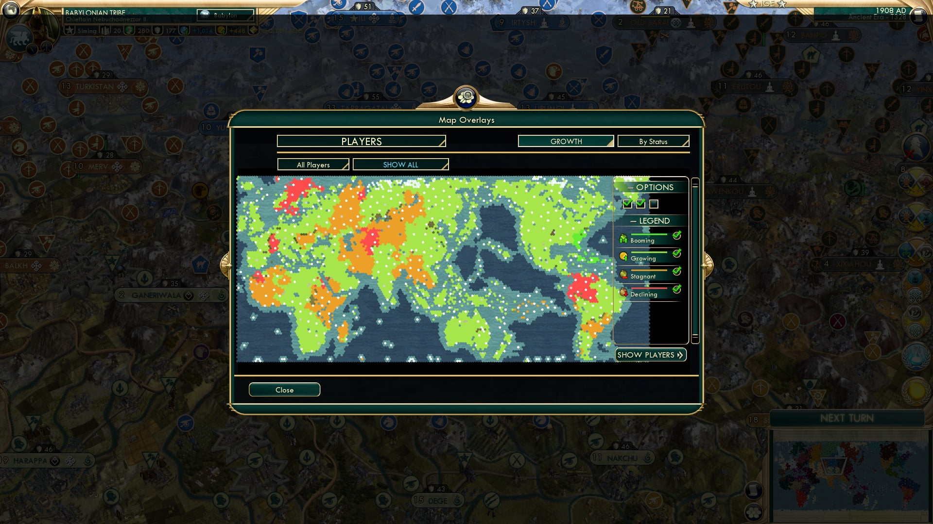 CBR In-Game Screenshot of Growth