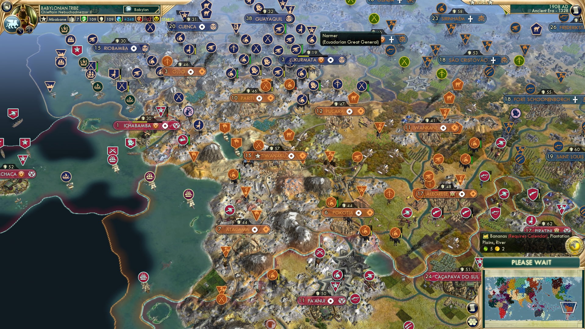 CBR In-Game Screenshot of A power in decline