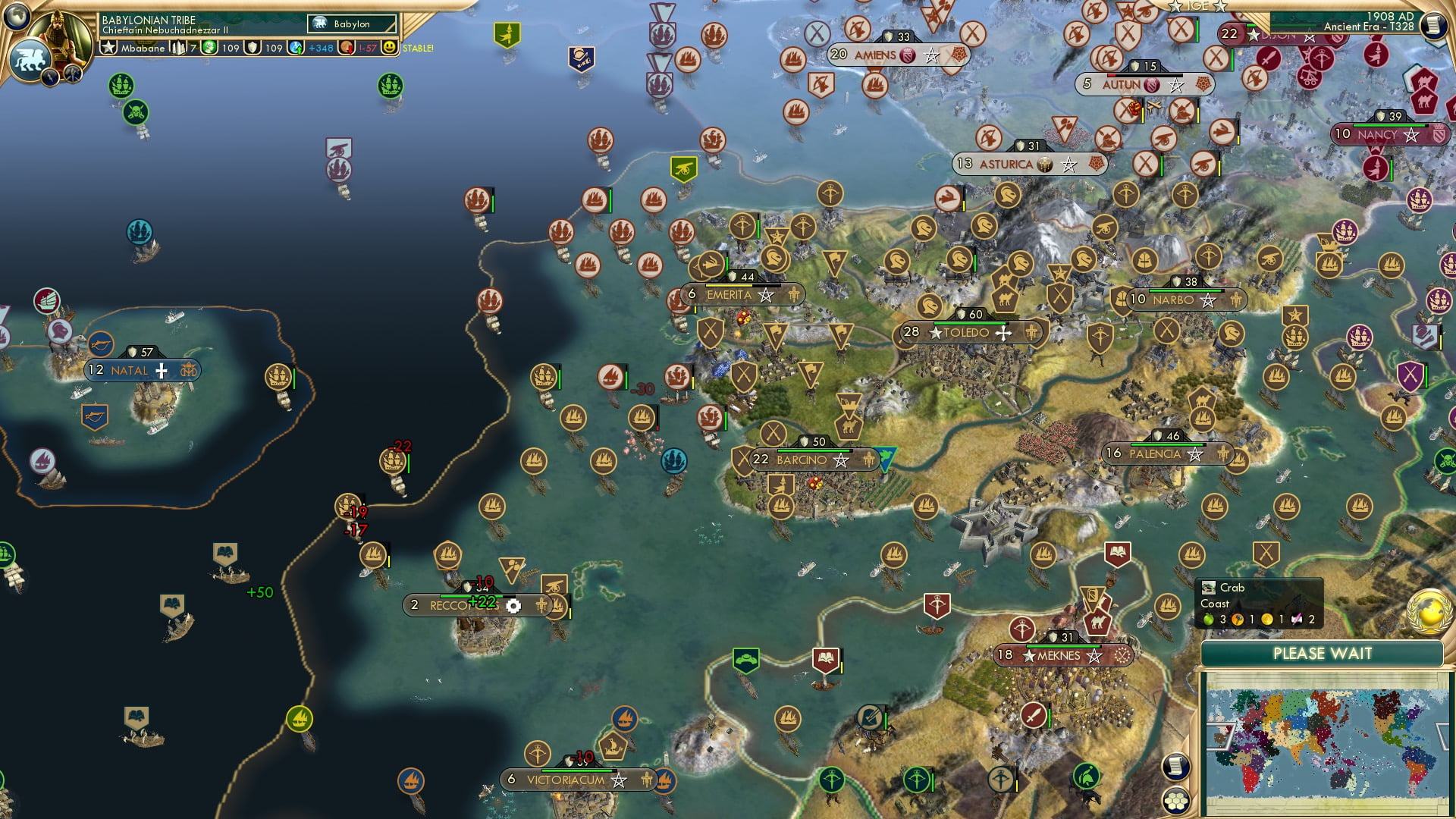 CBR In-Game Screenshot of Atlantic slap-fight