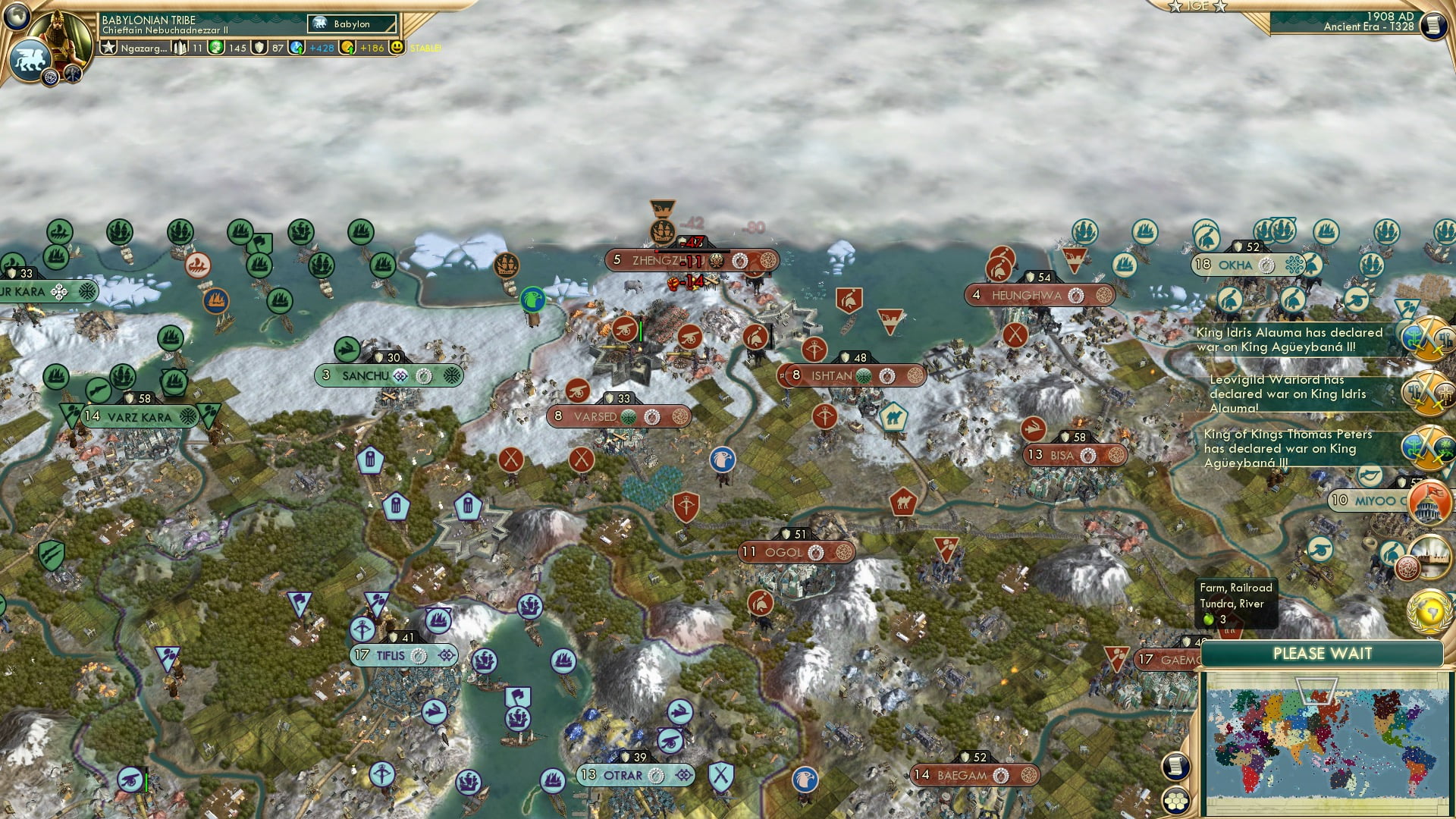 CBR In-Game Screenshot of Frozen north