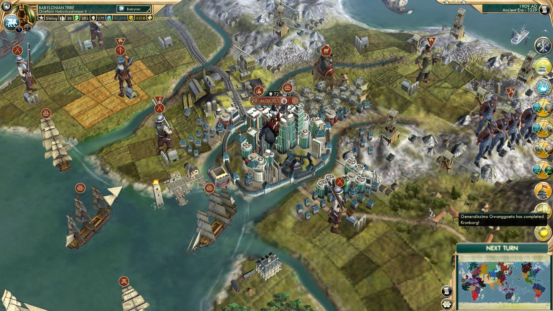 CBR In-Game Screenshot of Kronborg