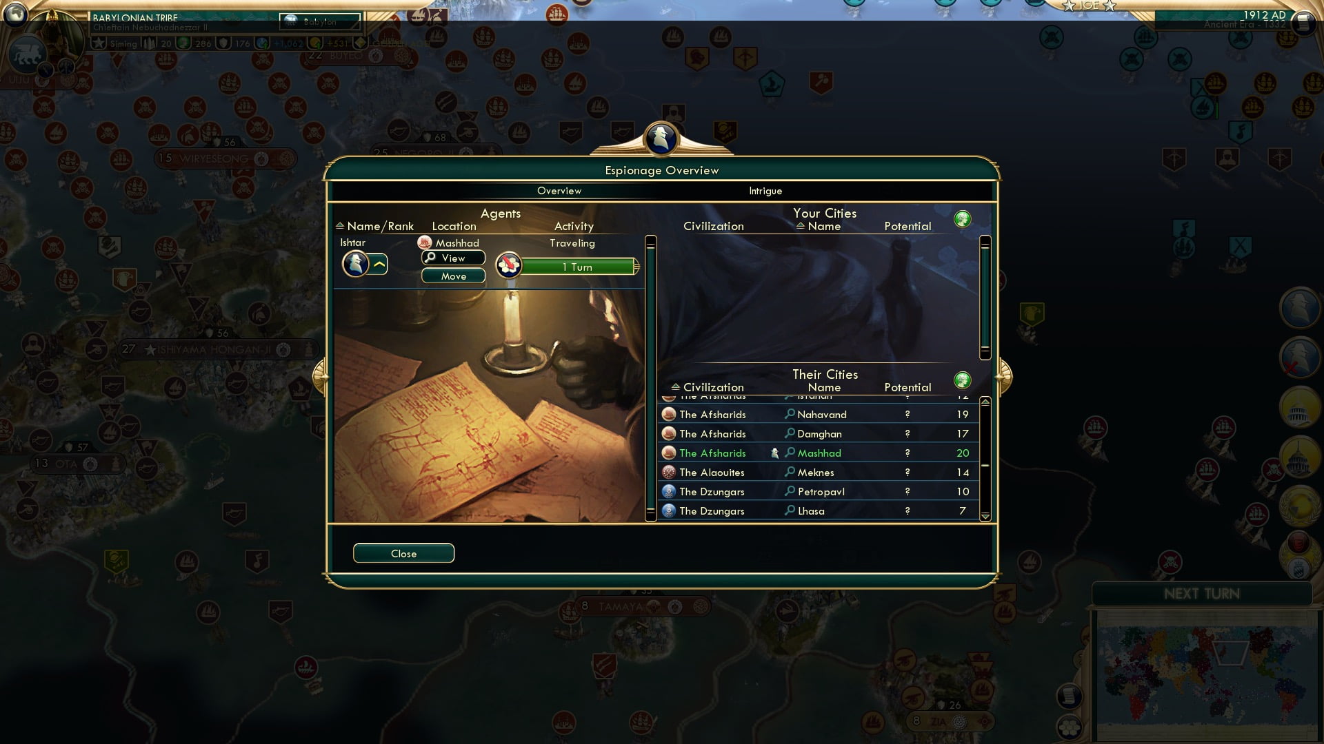 CBR In-Game Screenshot of Ménage à Espionage