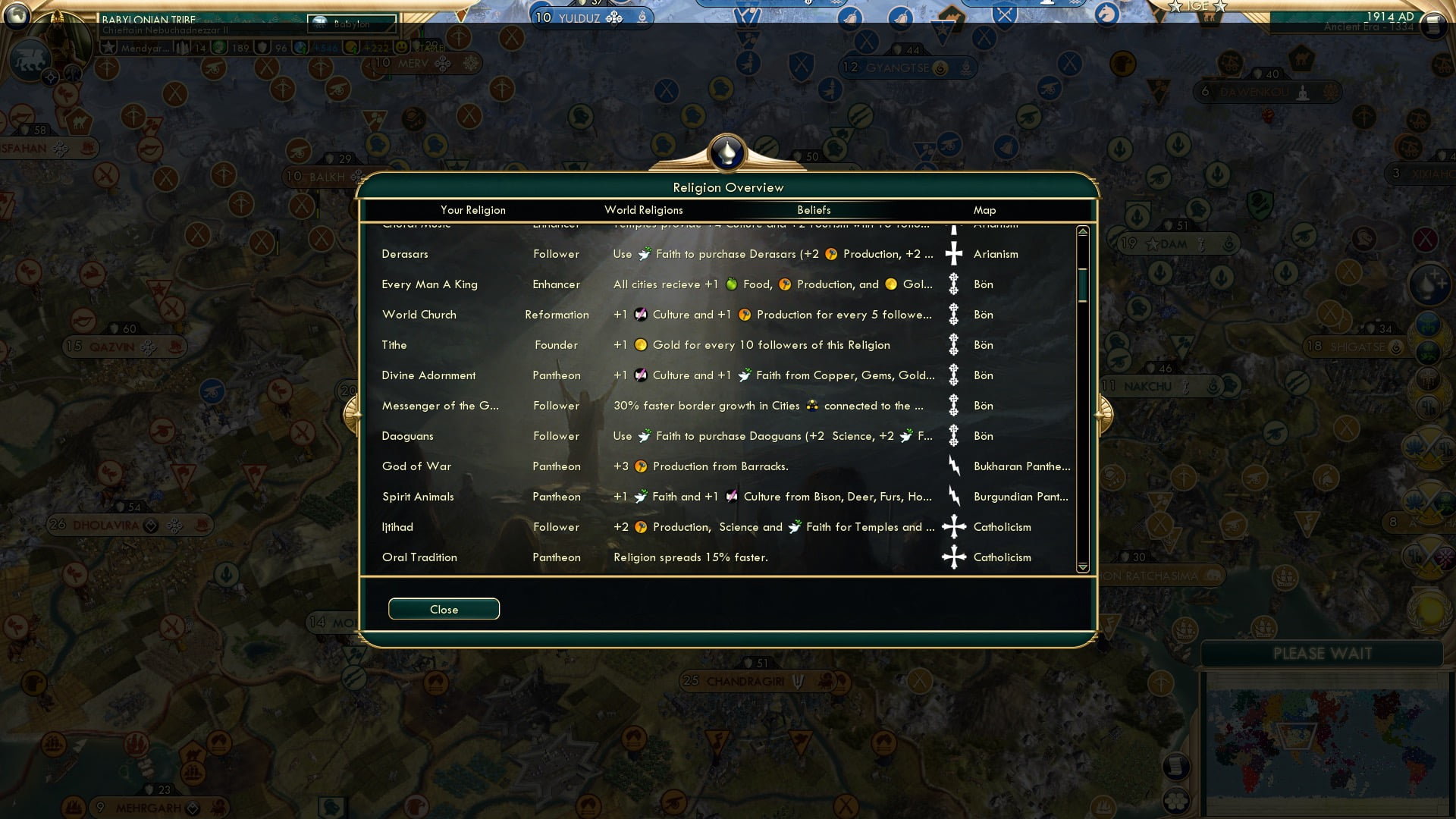 CBR In-Game Screenshot of It’s Bönover