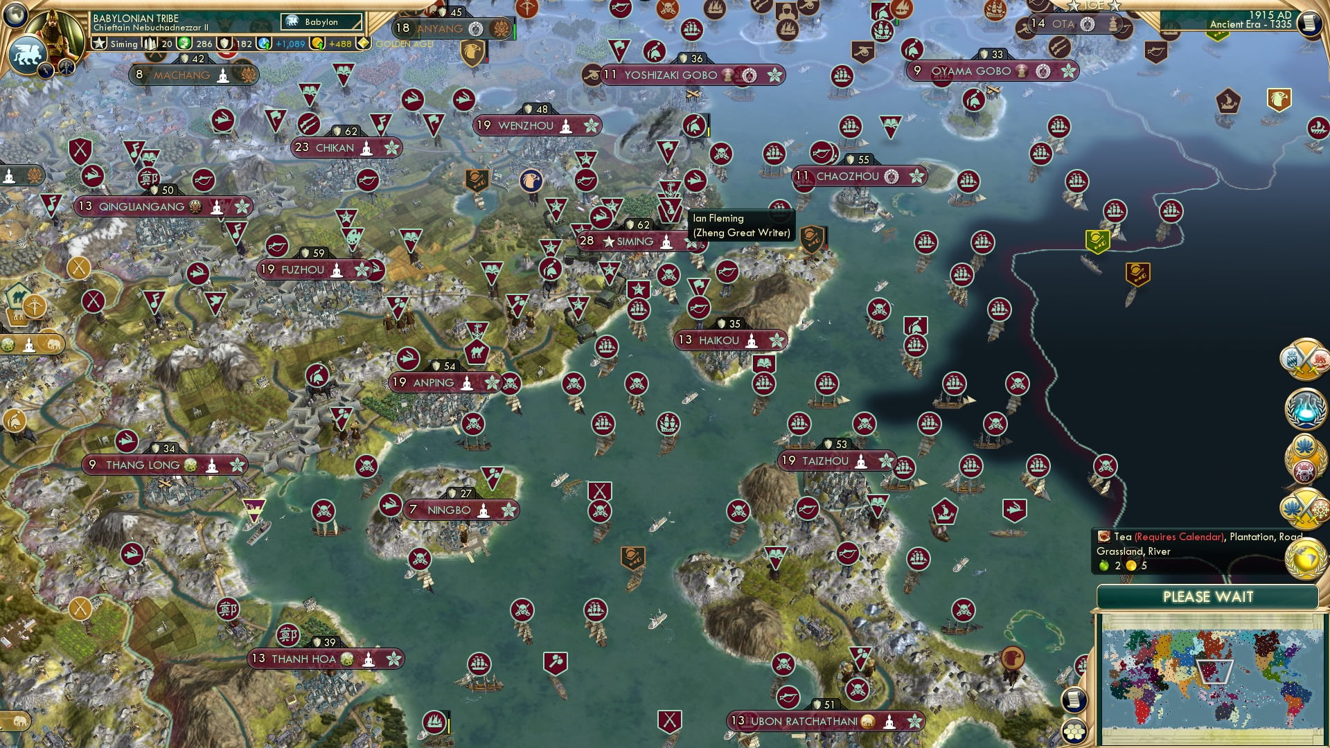 CBR In-Game Screenshot of Zheng. Chonggong.