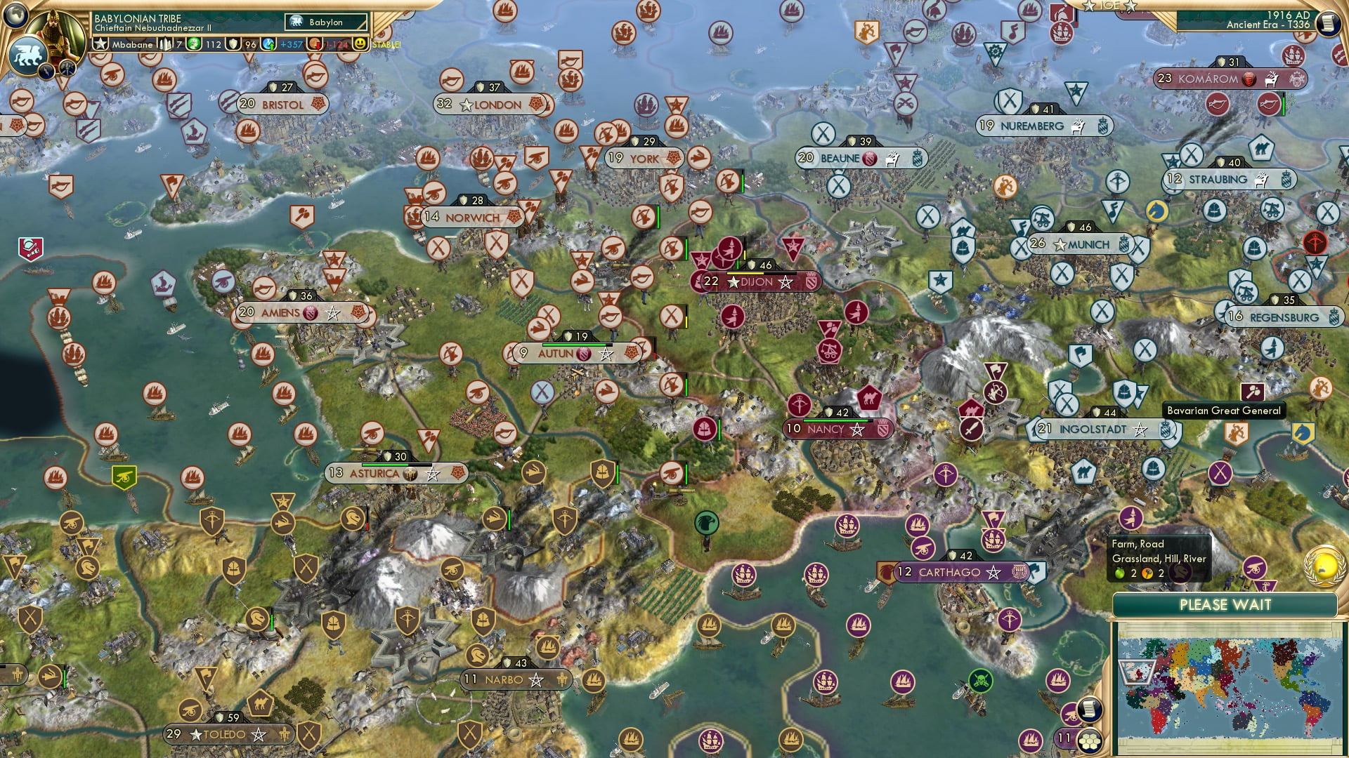 CBR In-Game Screenshot of On, on, you noblest English