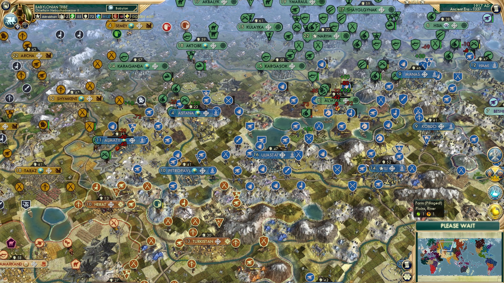 CBR In-Game Screenshot of Fuck the Qing coming straight from the Dzungarground