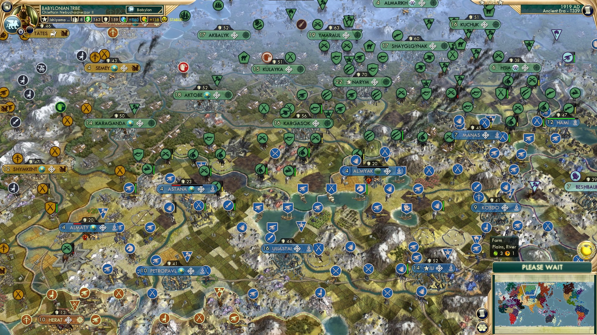 CBR In-Game Screenshot of Too late