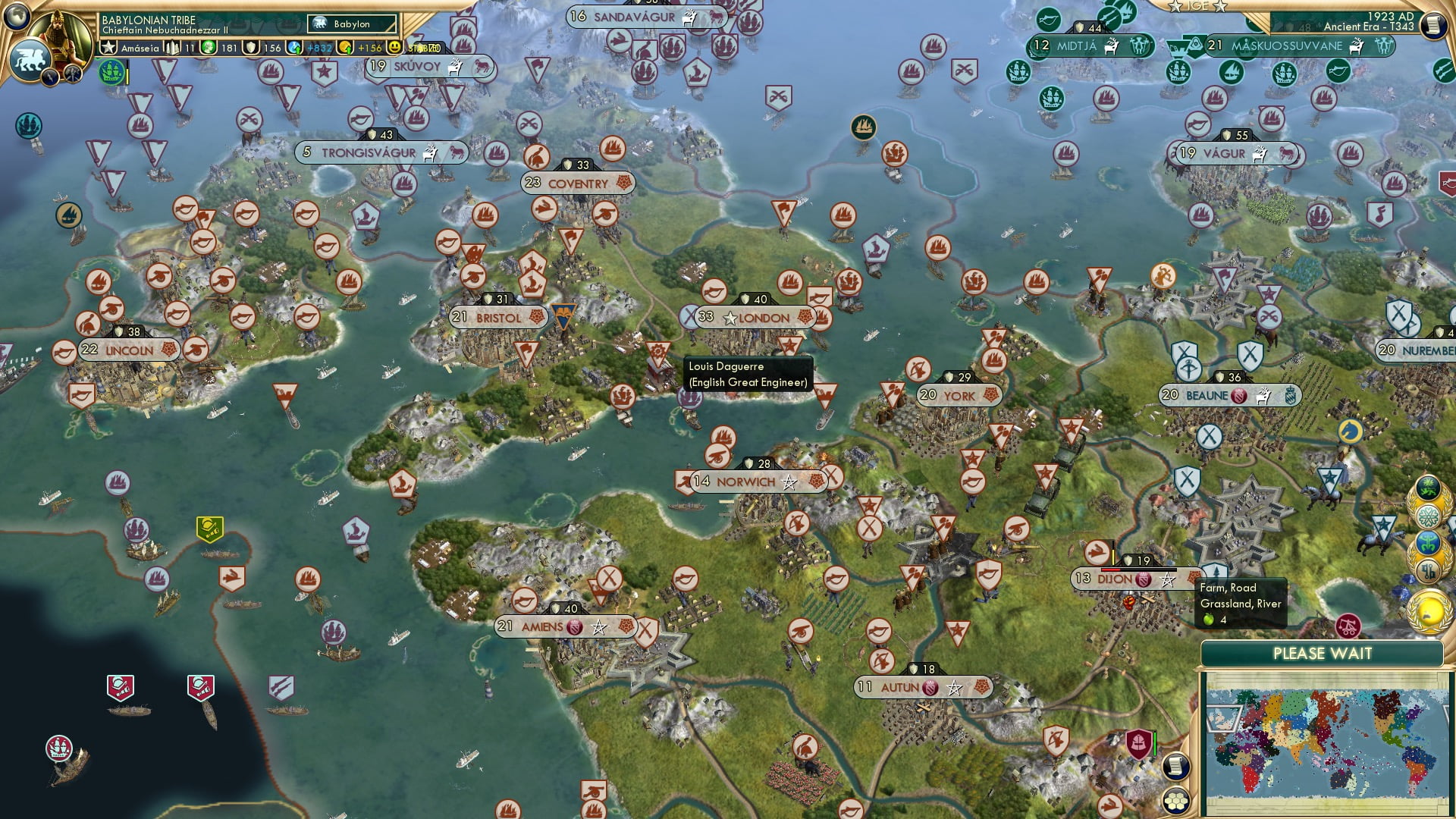 CBR In-Game Screenshot of Seaside postcard from Leicester