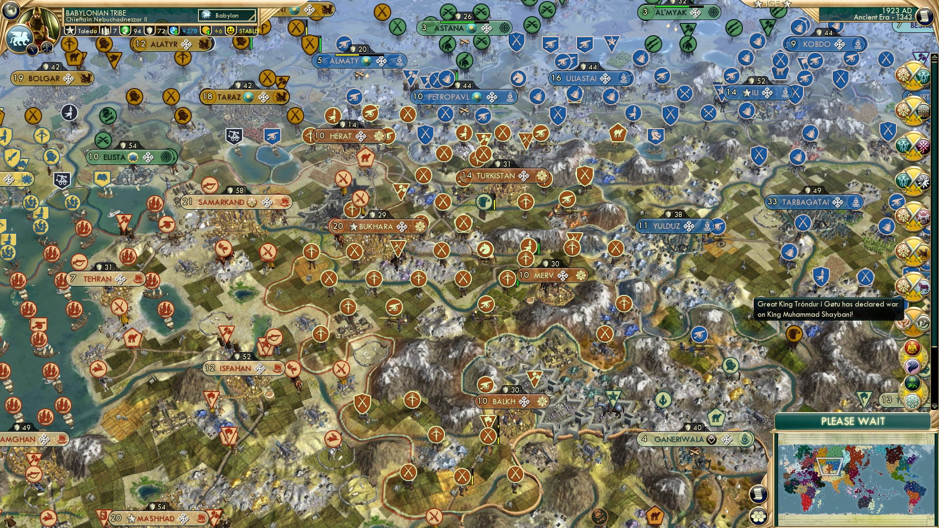 CBR In-Game Screenshot of War and Peace
