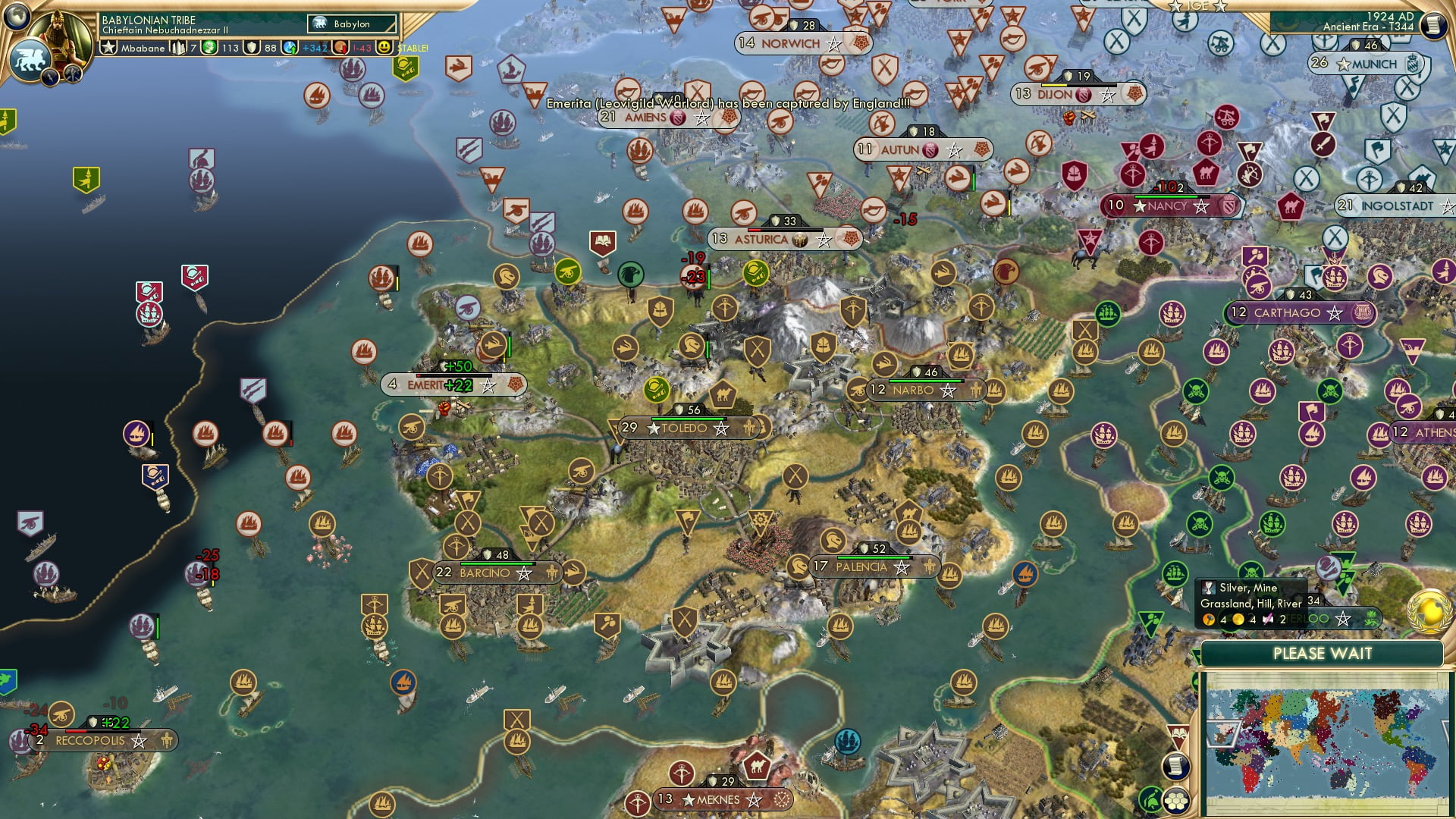 CBR In-Game Screenshot of Lads on tour, Iberia ‘24