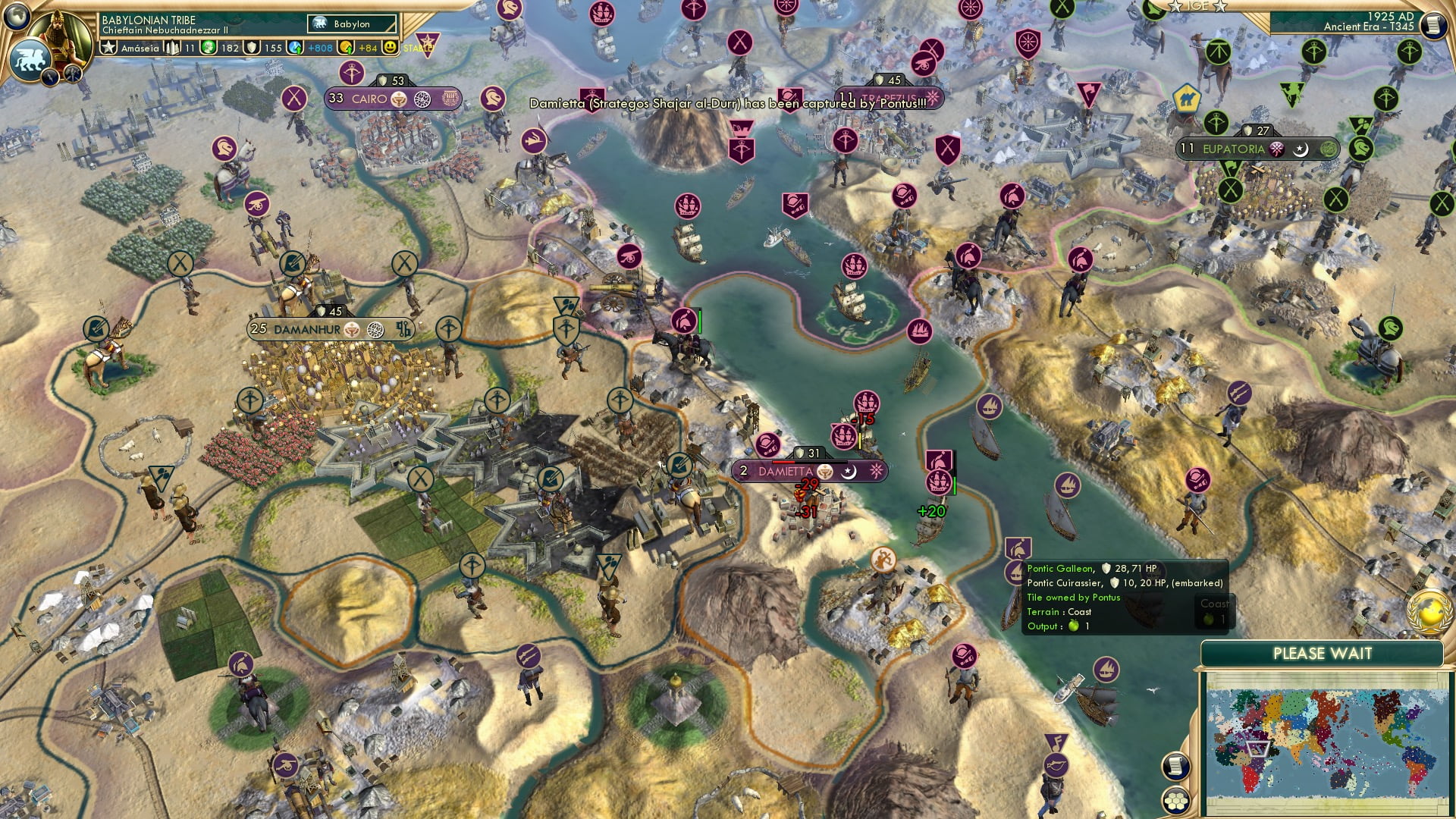 CBR In-Game Screenshot of All that’s left of Egypt is archaeology