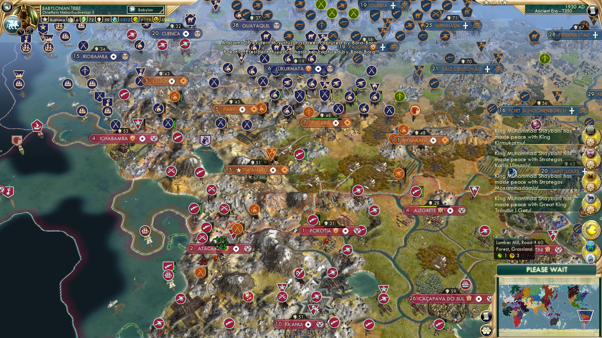 CBR In-Game Screenshot of Fun fact: cama is Spanish for bed, so everytime this city flips I imagine soldiers flipping a &nbsp;matress.