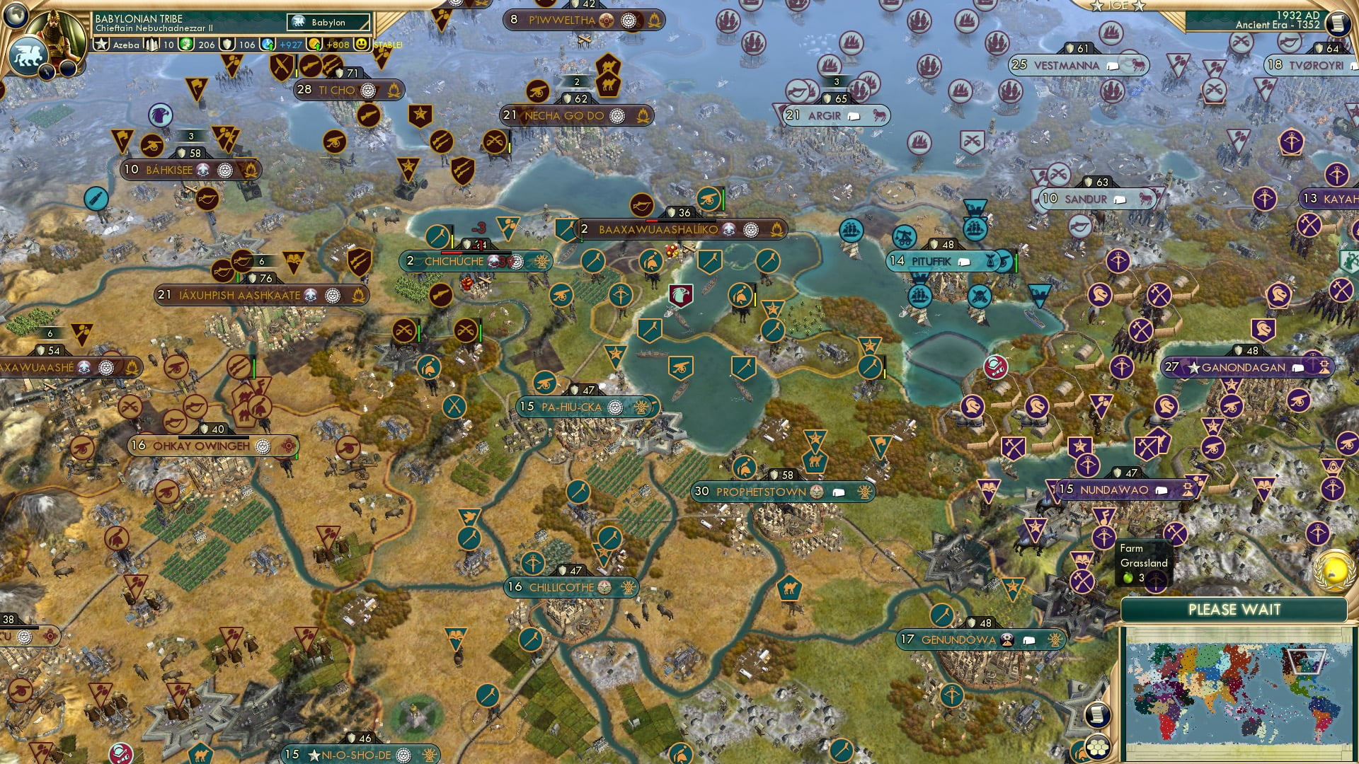 CBR In-Game Screenshot of Seriously, build an army!