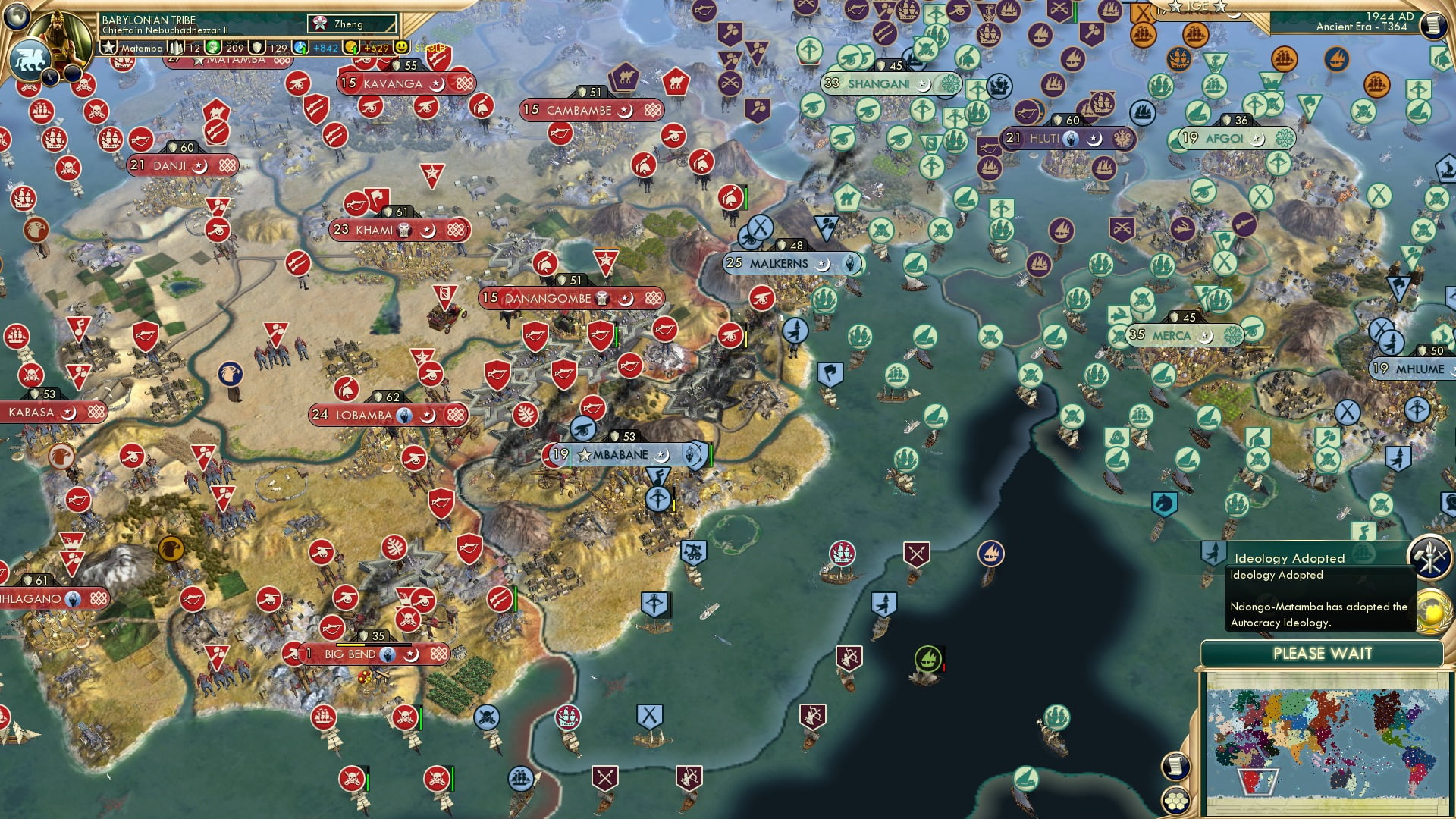 CBR In-Game Screenshot of Ana Nzinga, Twisting Queen