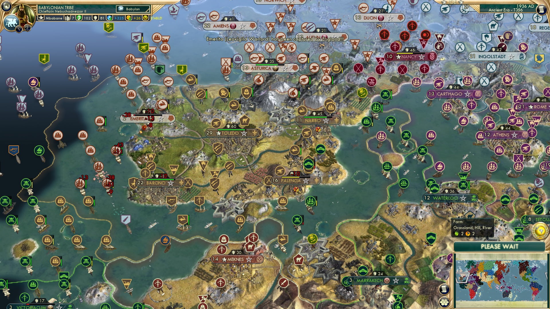 CBR In-Game Screenshot of English Emerita