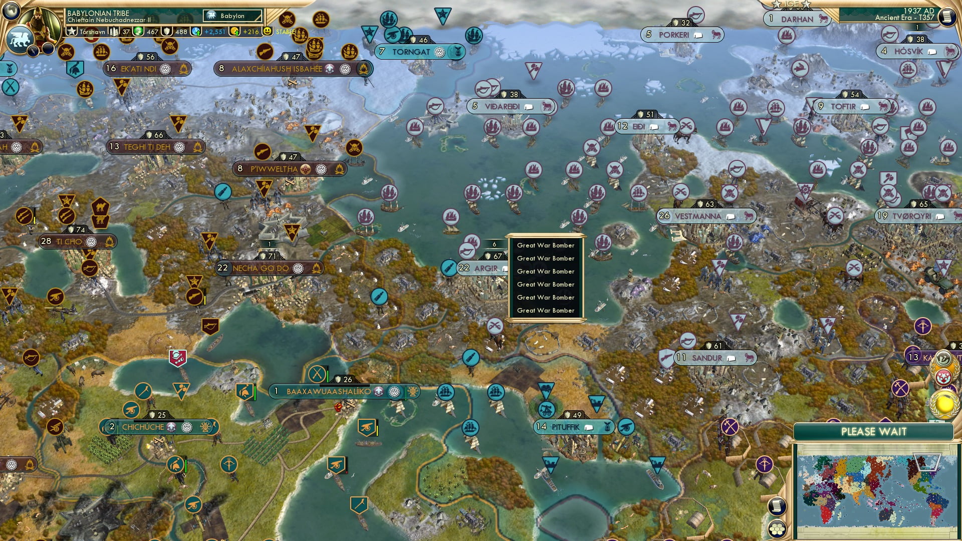 CBR In-Game Screenshot of The Argir Airfleet