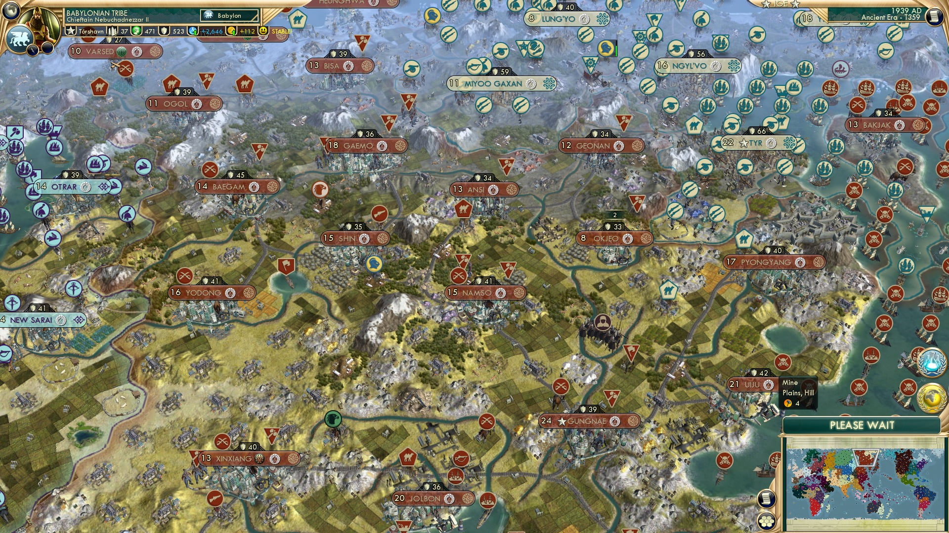 CBR In-Game Screenshot of The Wind Blows Emptily Over the Plains of Manchuria