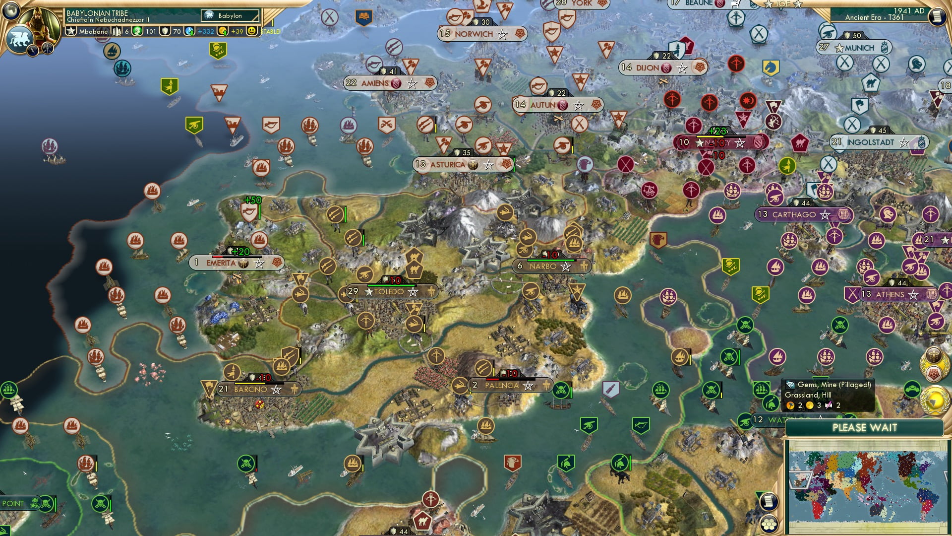 CBR In-Game Screenshot of England Extends