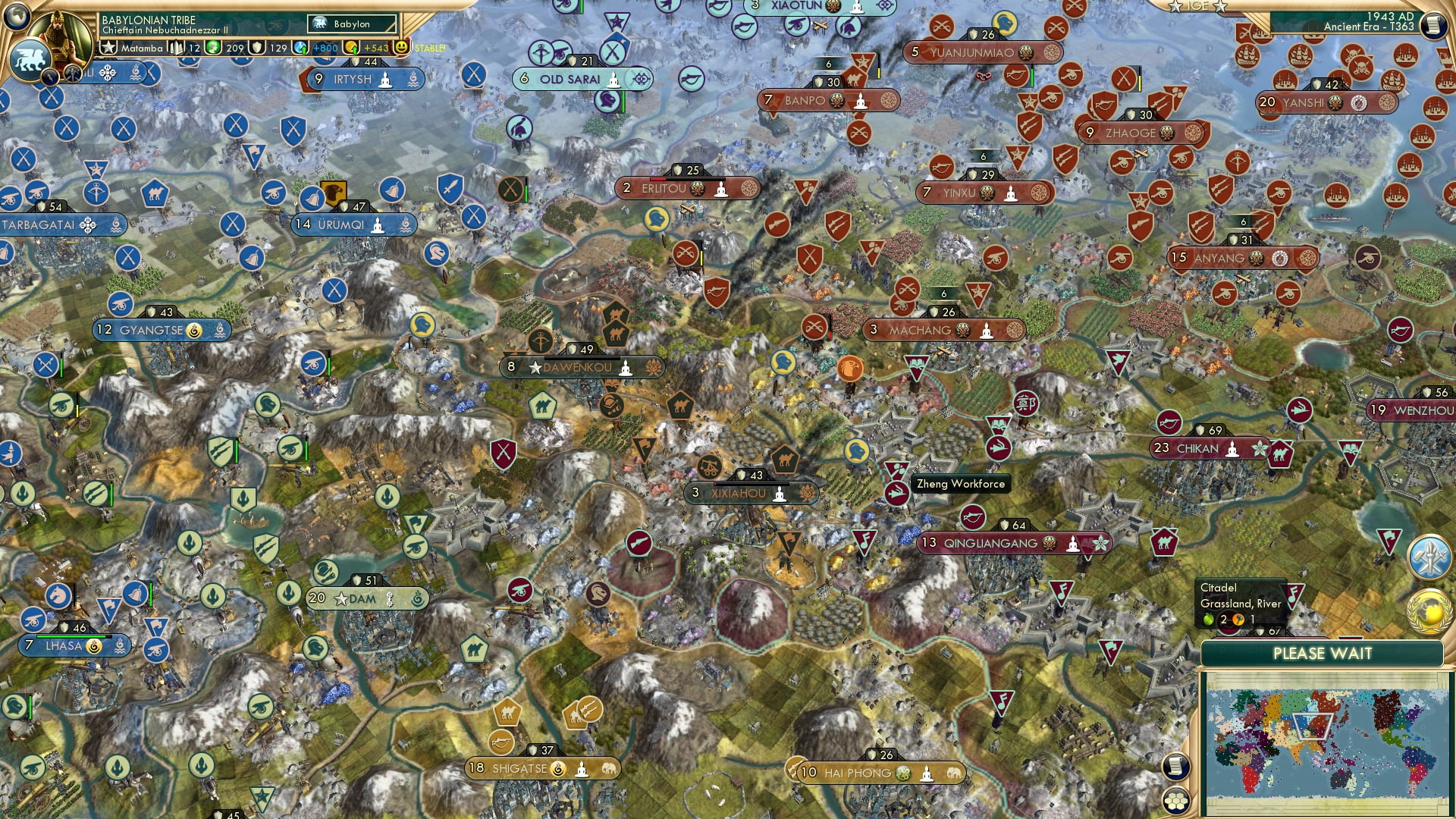 CBR In-Game Screenshot of Exiled to the Deep Mountains