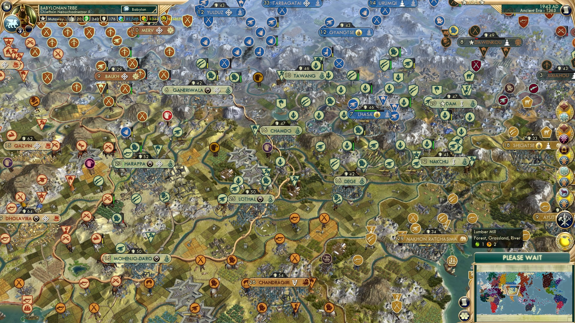 CBR In-Game Screenshot of A War on Three Fronts