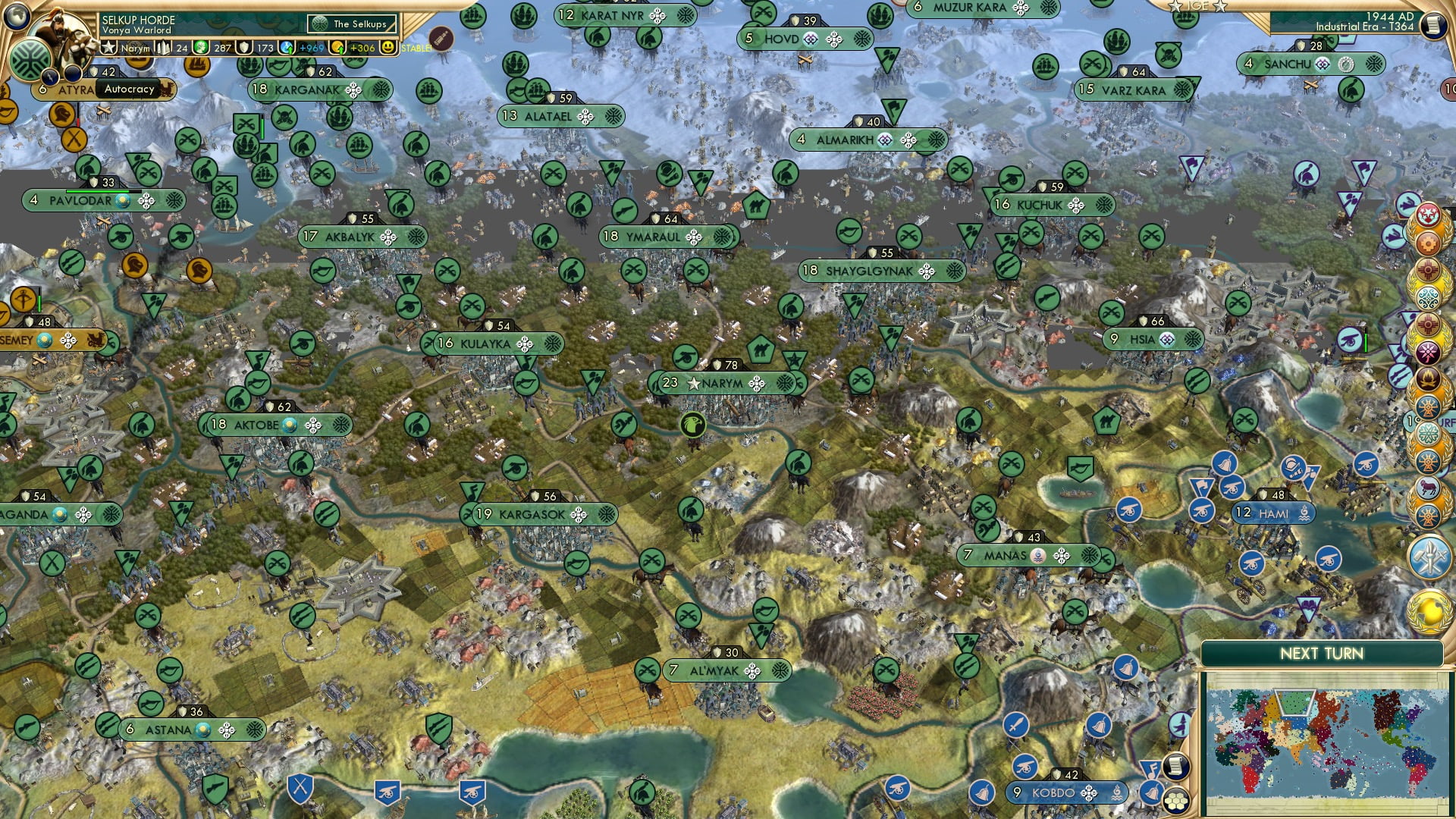 CBR In-Game Screenshot of Sprawling Selkups