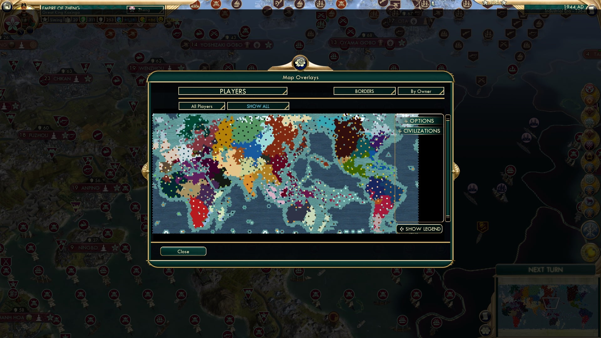 CBR In-Game Screenshot of State of the World, part II
