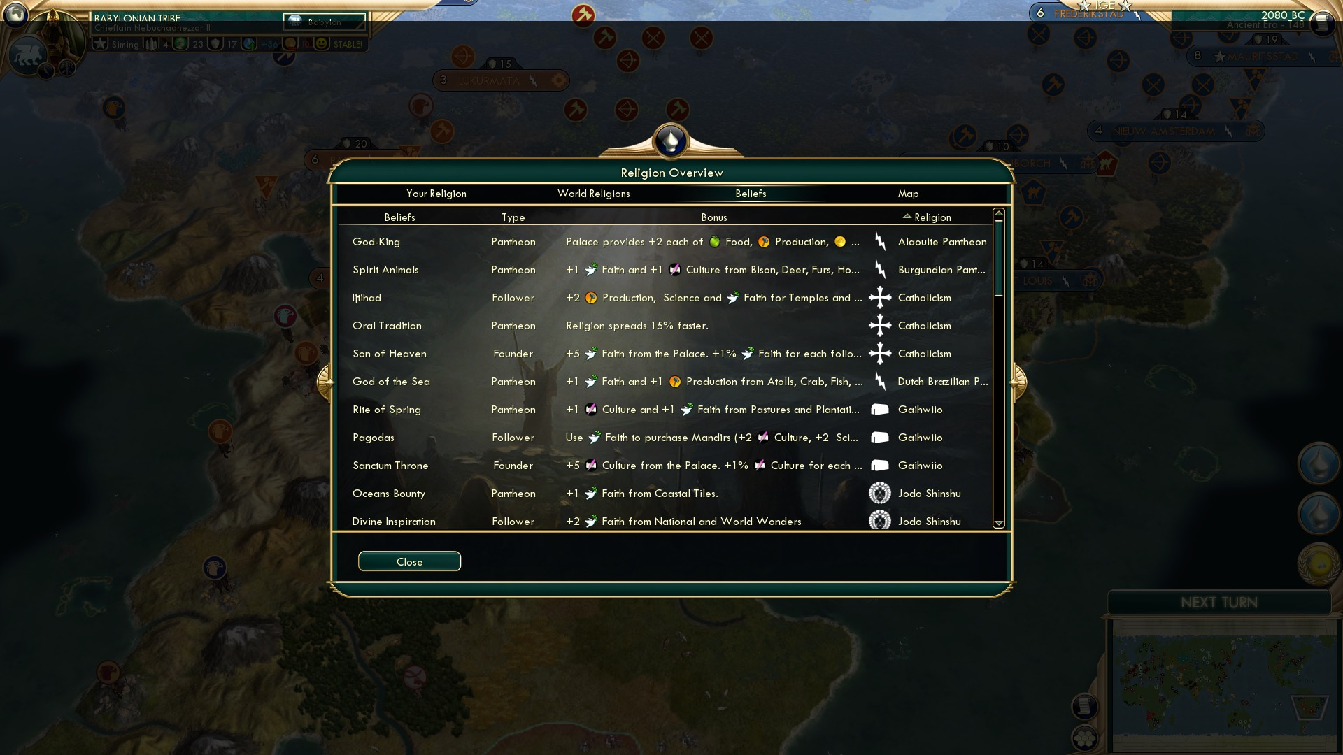 CBR In-Game Screenshot of Word of God