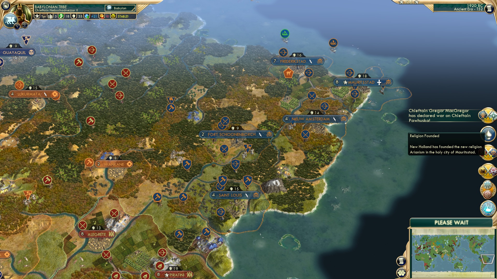 CBR In-Game Screenshot of Glorie, God en Goud