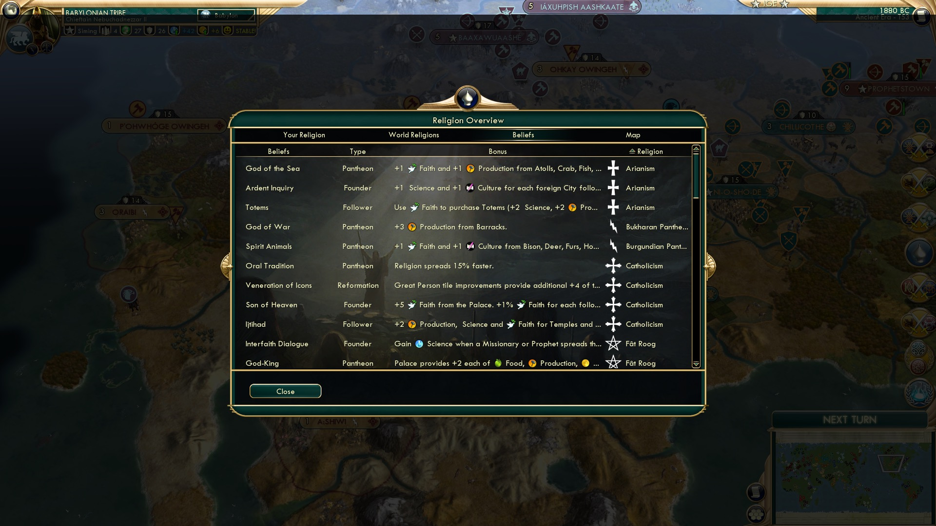 CBR In-Game Screenshot of Dutch Studies