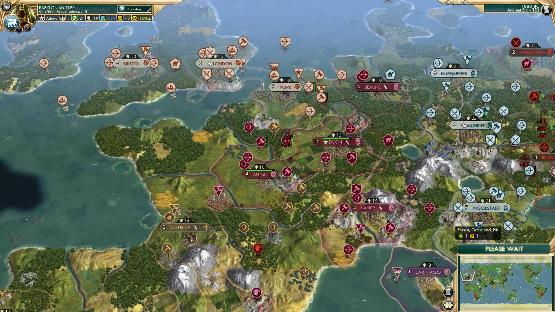CBR In-Game Screenshot of Carthage Must Be Created