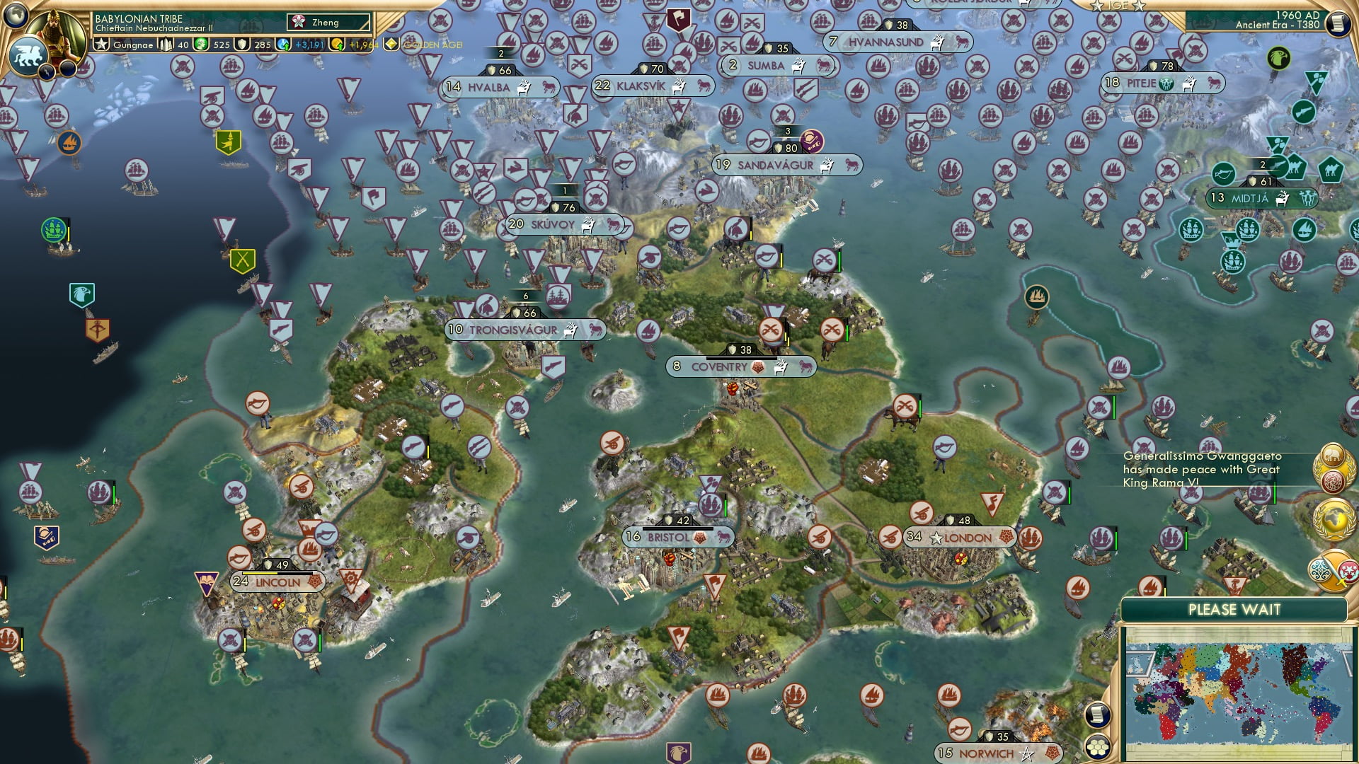 CBR In-Game Screenshot of What was that about the Faroes?