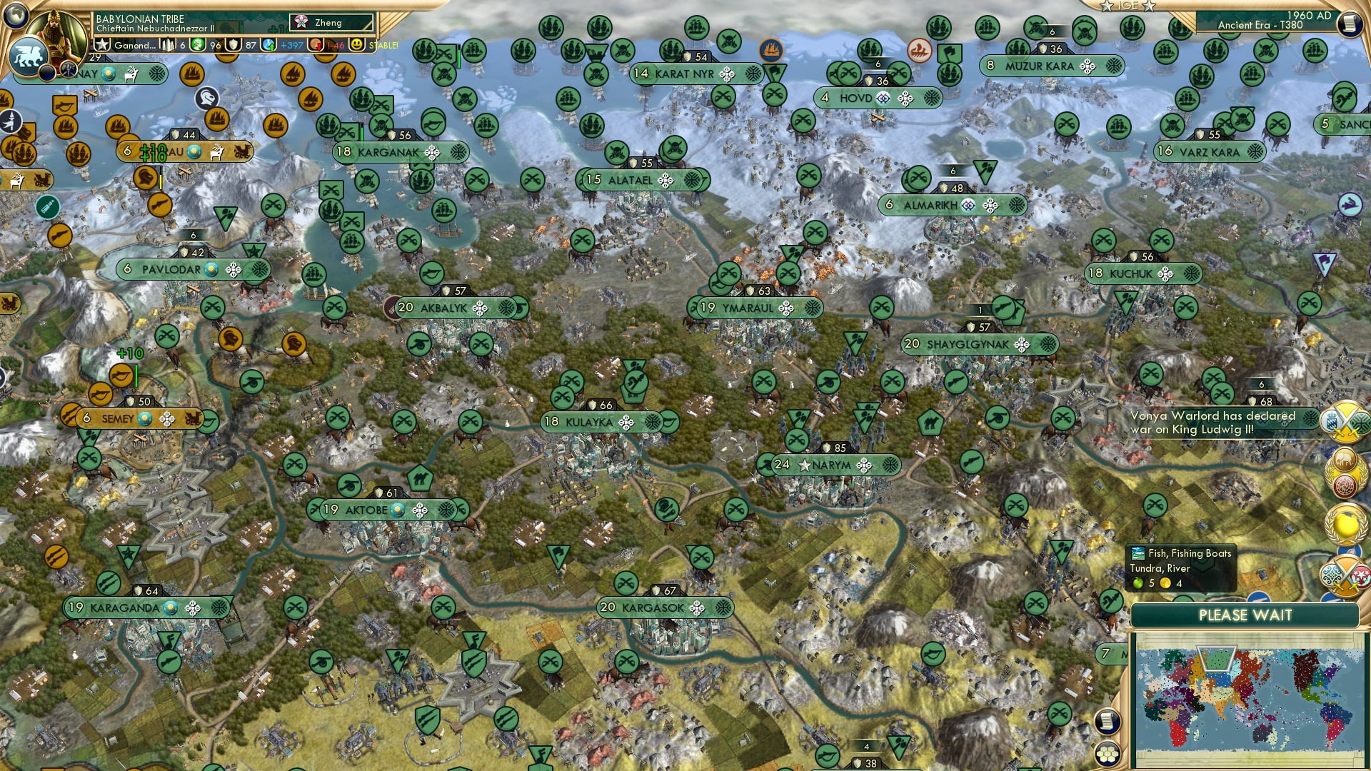 CBR In-Game Screenshot of Narrators live for irrelevant wars to kill time