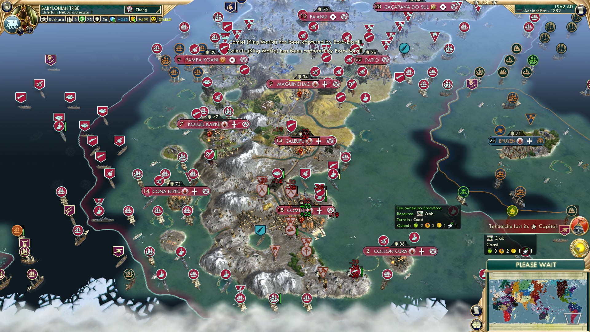 CBR In-Game Screenshot of The Sun Sets in Patagonia