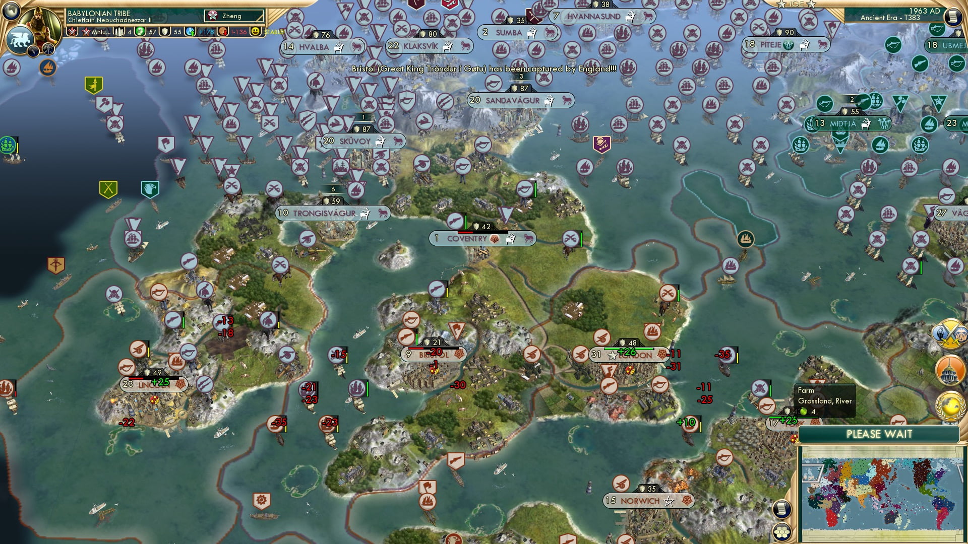 CBR In-Game Screenshot of Take a sip of your drink every time a city flips