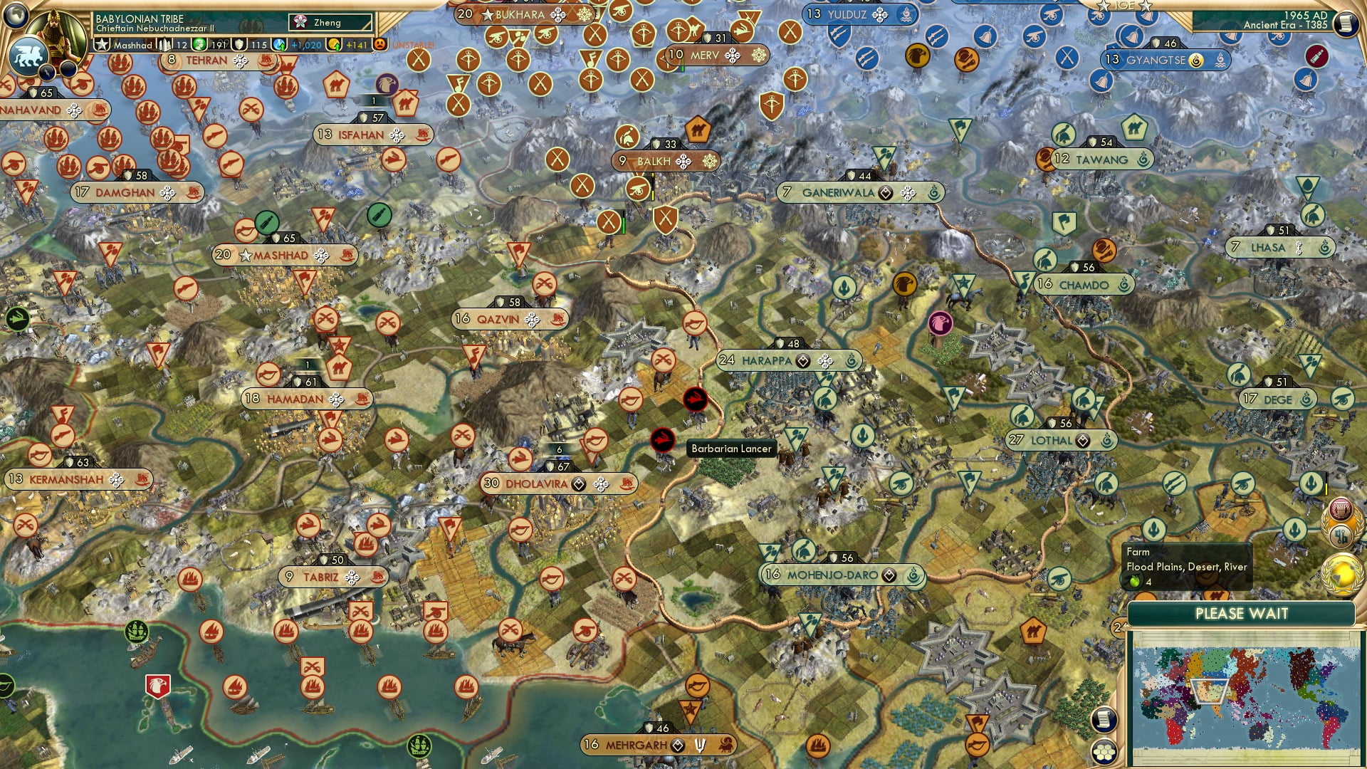 CBR In-Game Screenshot of Red & circuses