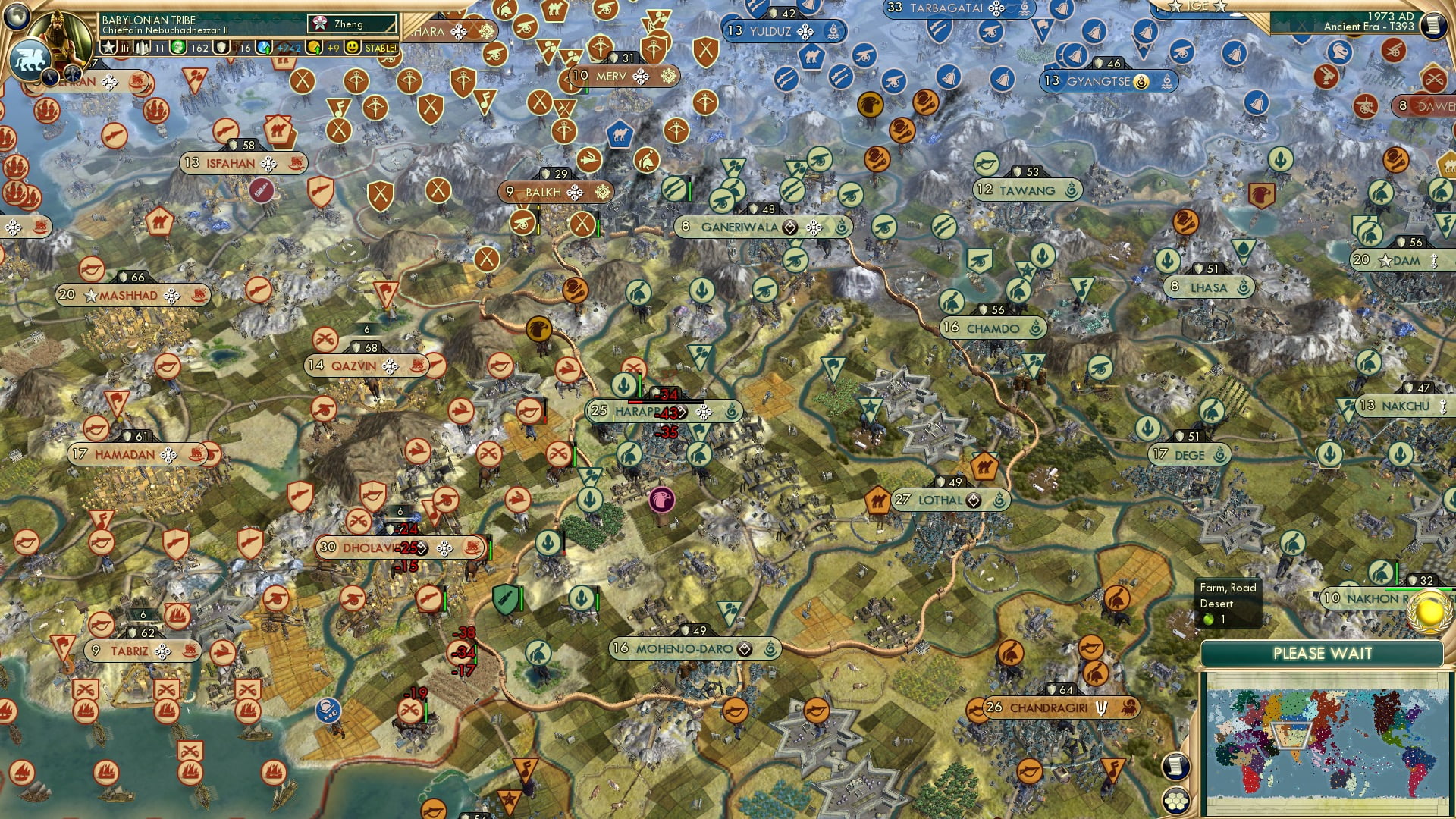 CBR In-Game Screenshot of Persian Blitzkrieg